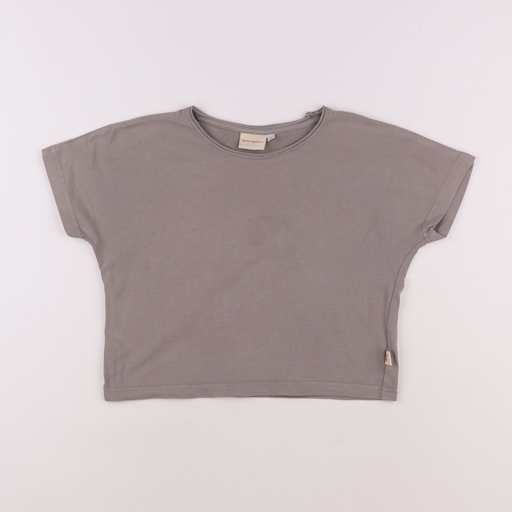 Gamin gamine - tee-shirt gris - 4 ans