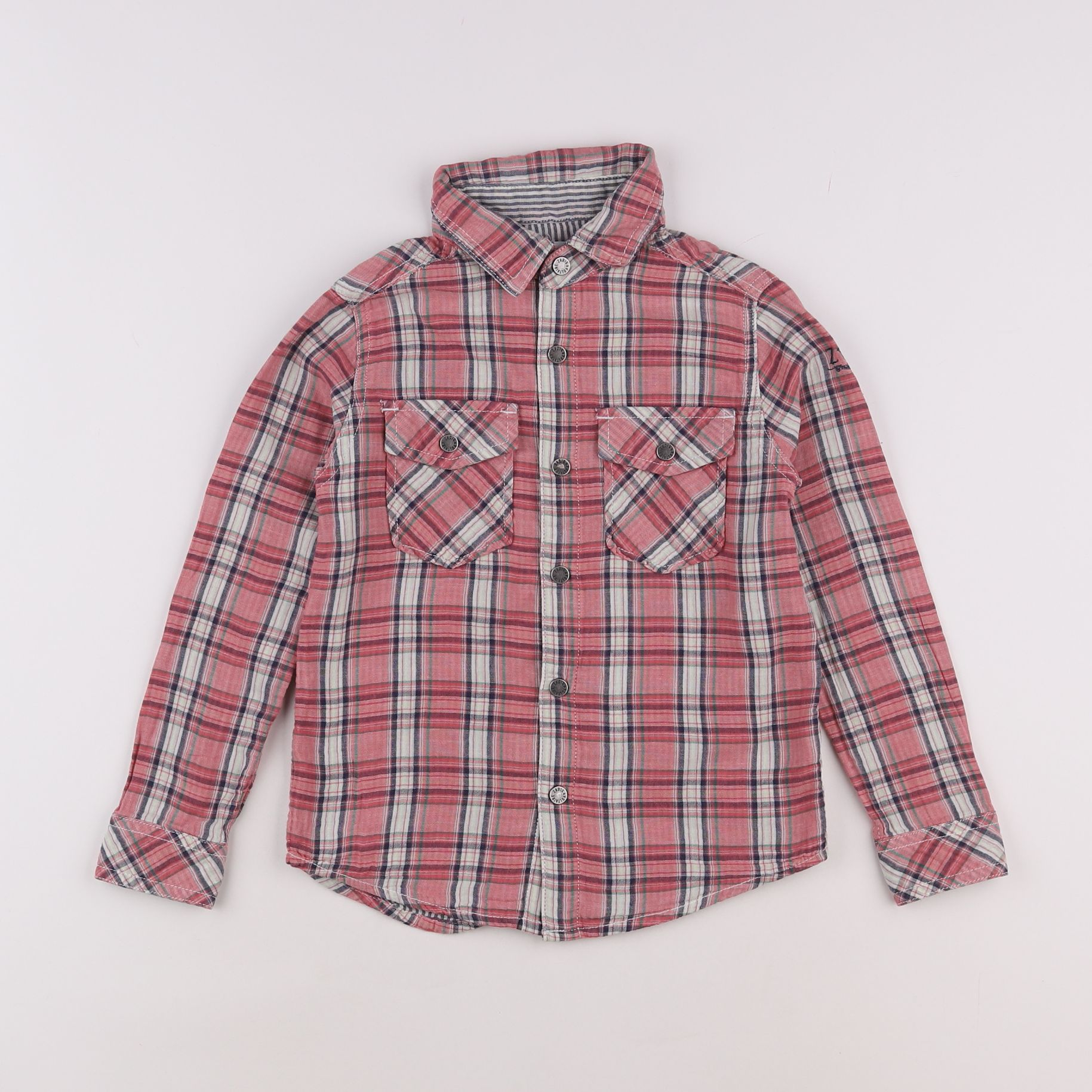 Zadig & Voltaire - chemise rouge - 6 ans