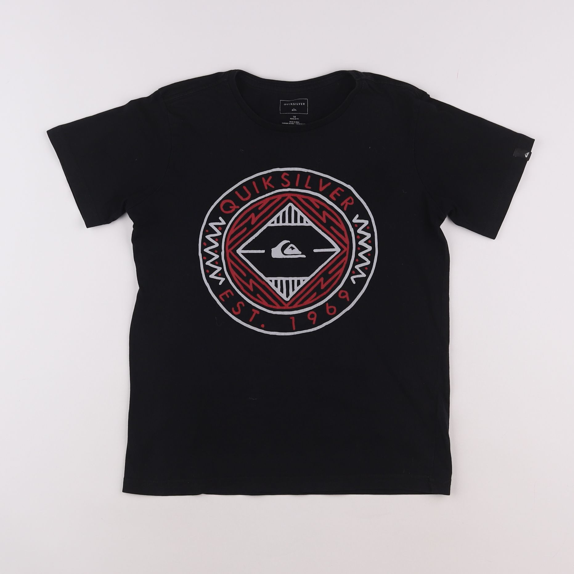 Quiksilver - tee-shirt noir - 10 ans