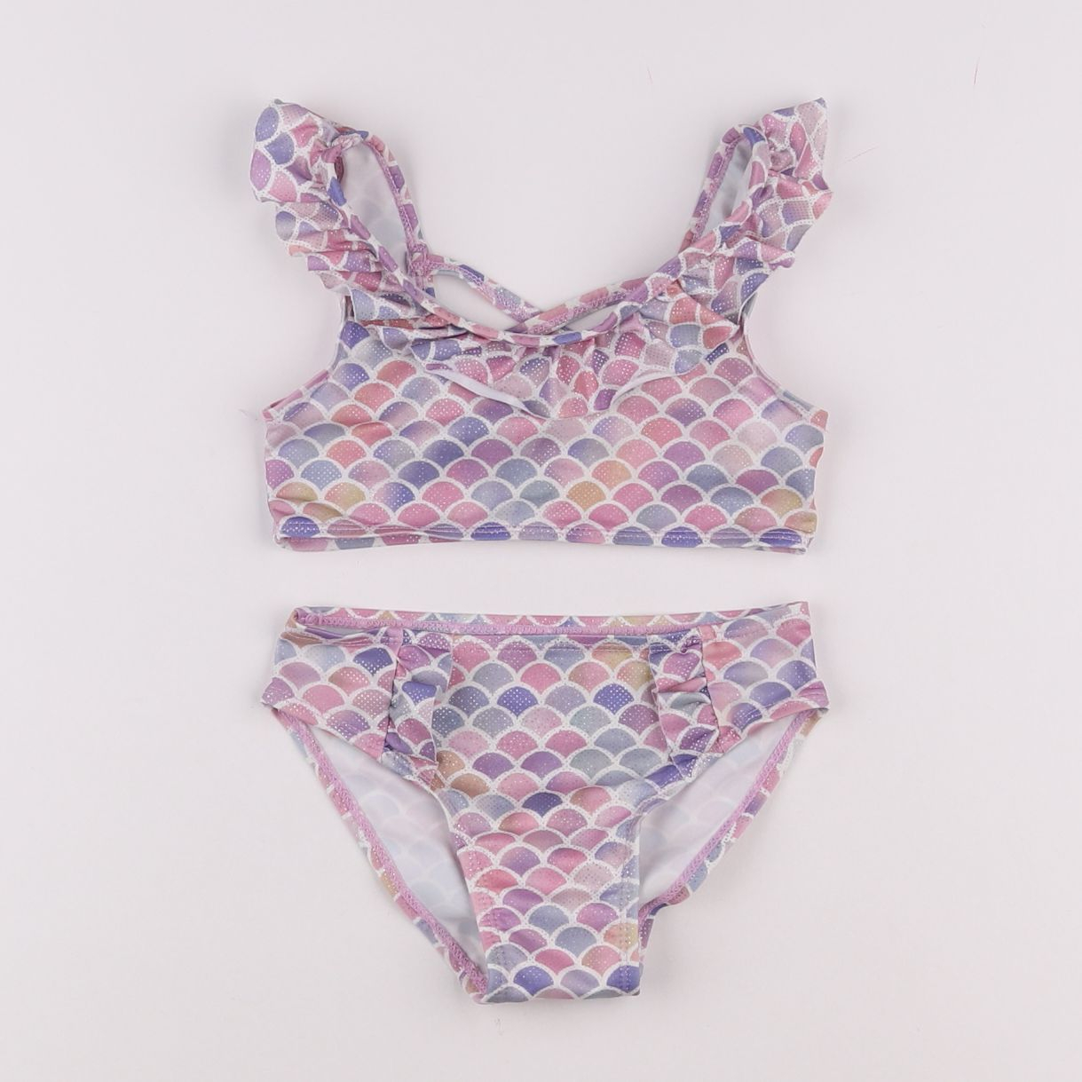 Vertbaudet - maillot de bain violet - 3 ans