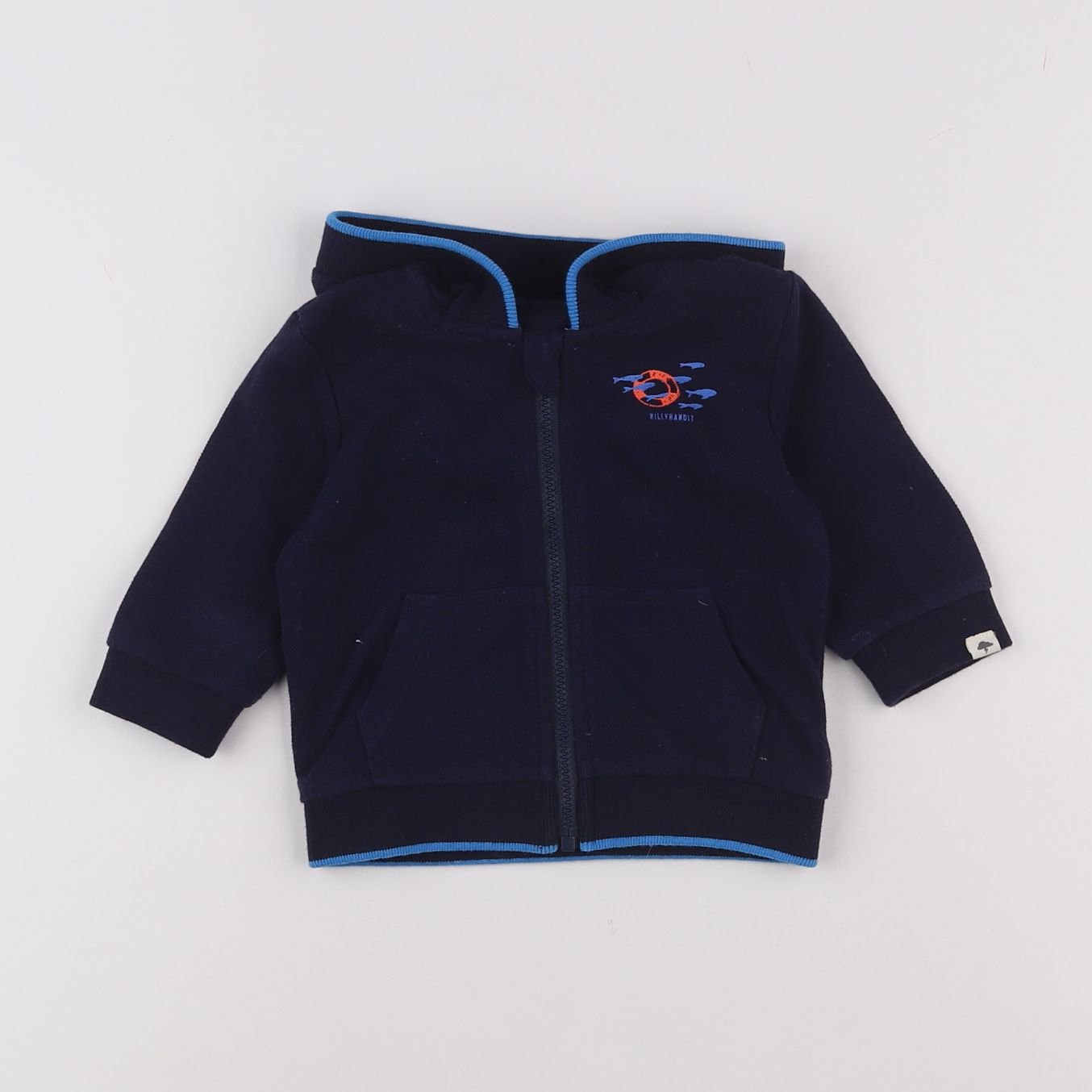 Billy Bandit - sweat bleu - 6 mois