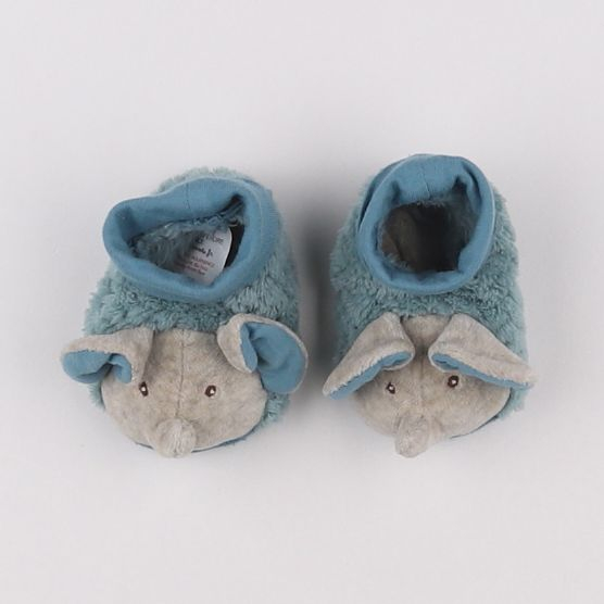 Moulin Roty - chaussons bleu - pointure 16/17