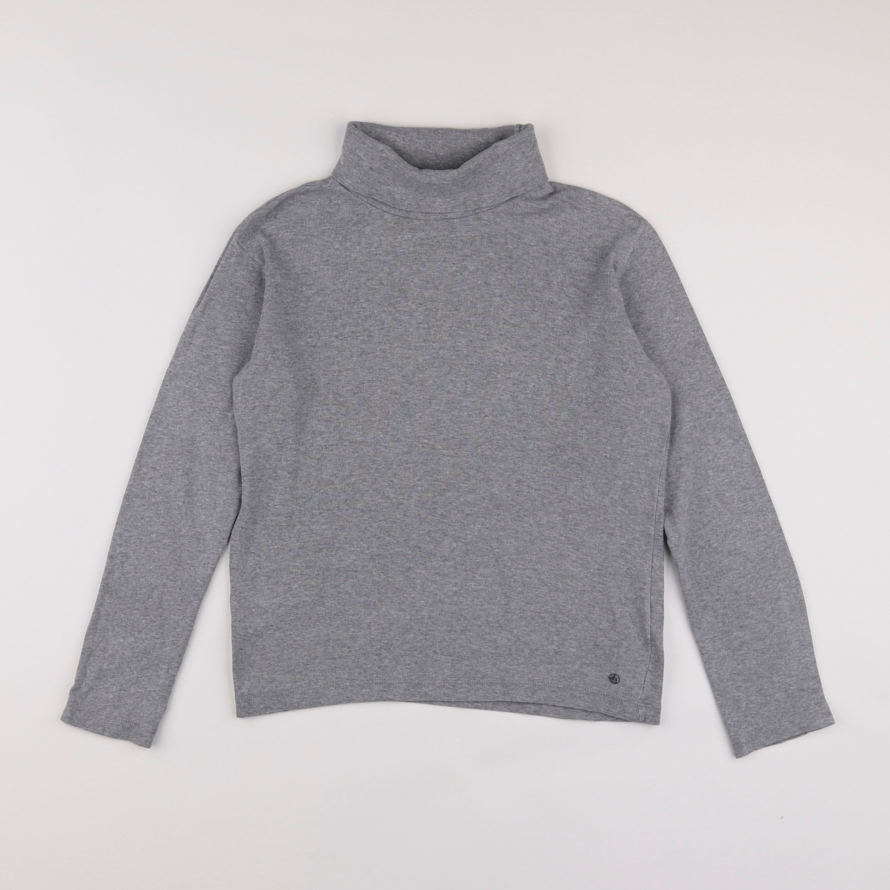 Petit Bateau - sous-pull gris - 10 ans