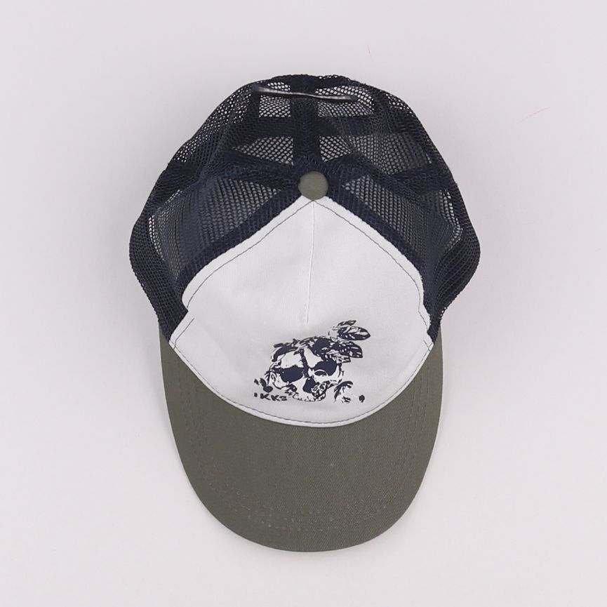 IKKS - casquette blanc, vert - 3/4 ans