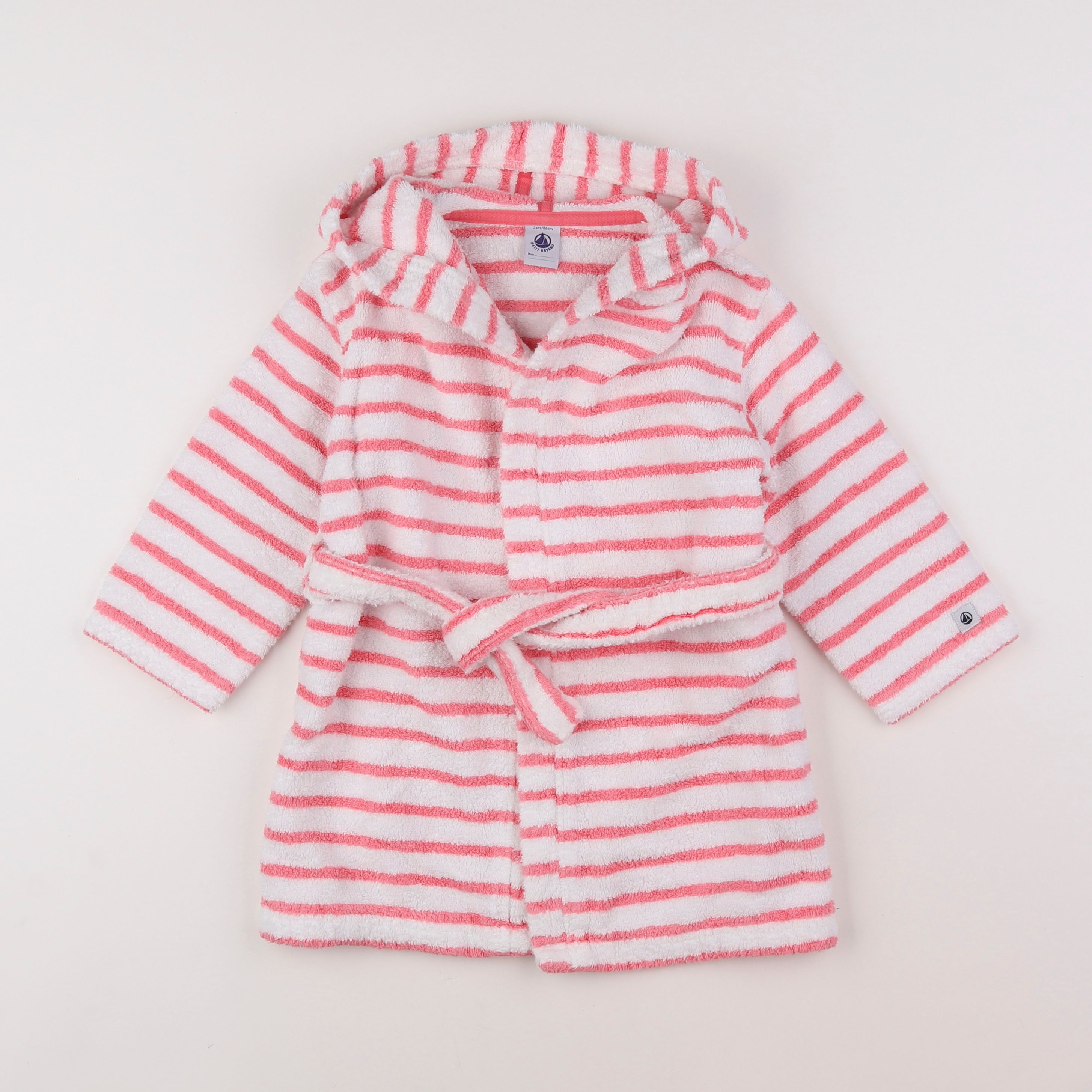 Petit Bateau - peignoir rose - 