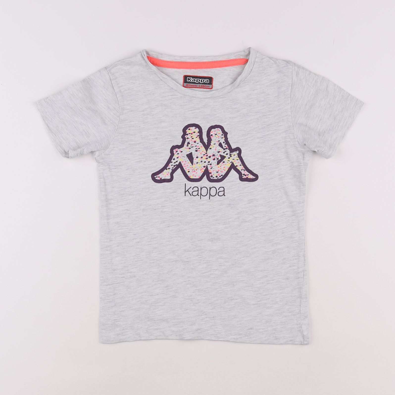 Kappa - tee-shirt gris - 8 ans