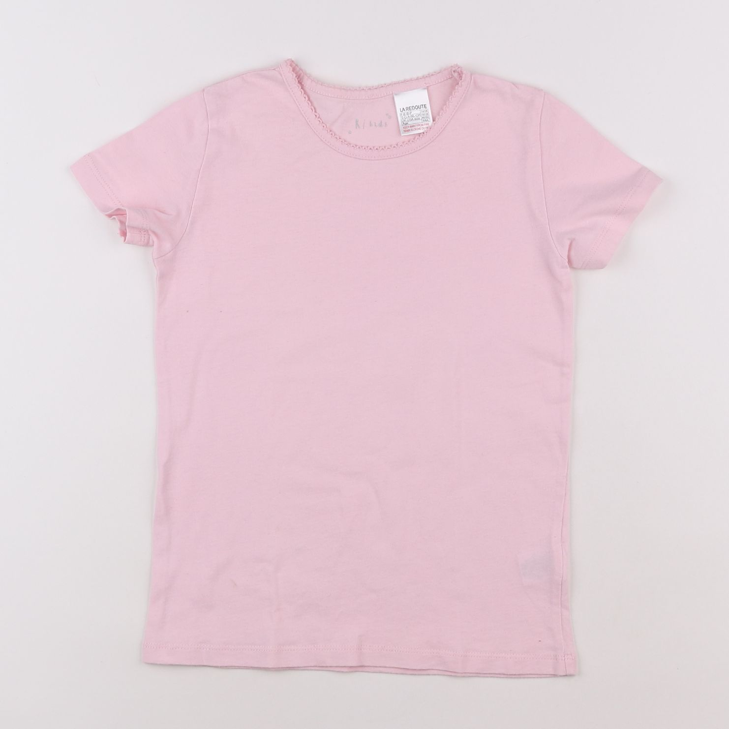 La Redoute - maillot de corps rose - 6/8 ans