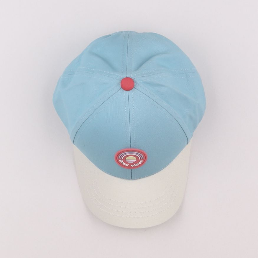 Little Cigogne - casquette bleu, blanc - 8/14 ans