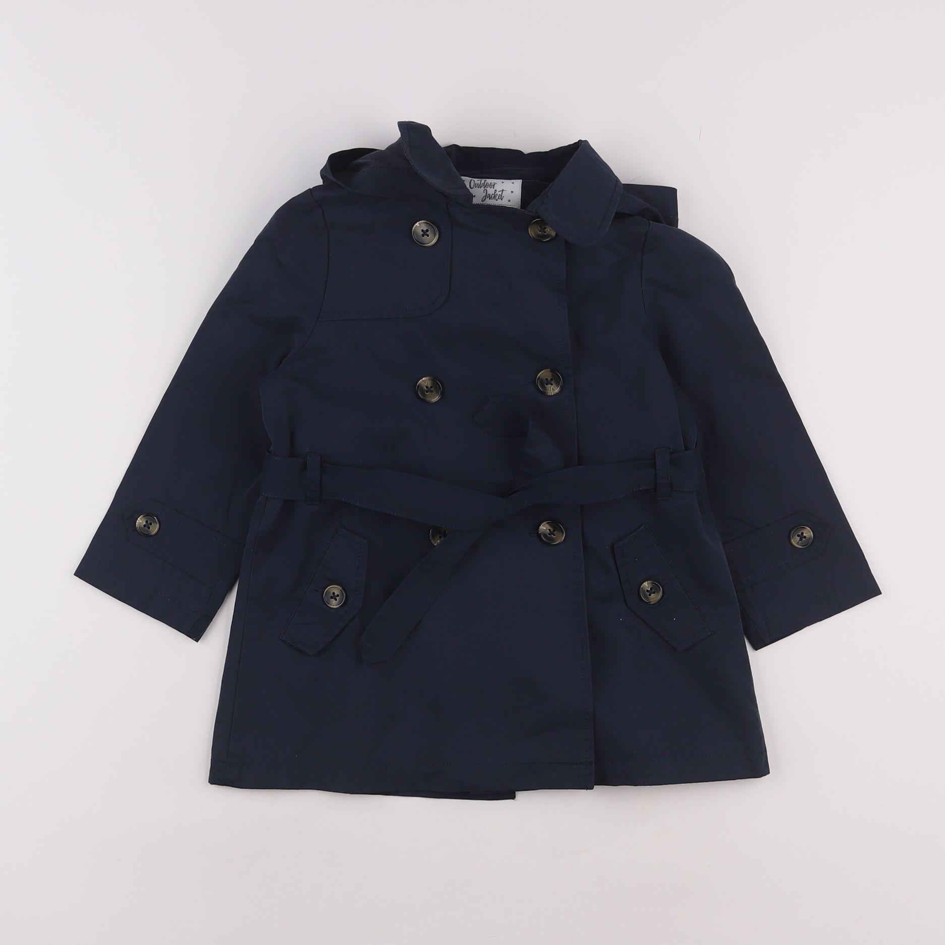 Vertbaudet - trench bleu - 4 ans