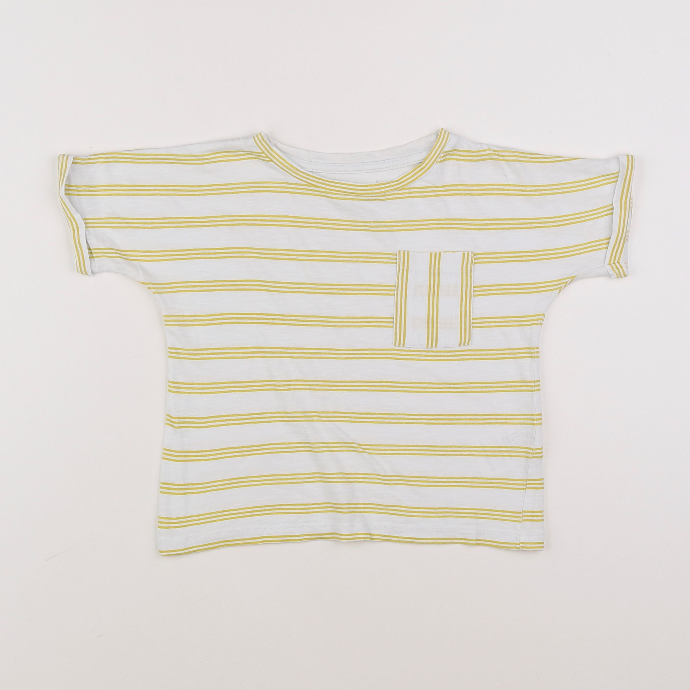 Little Cigogne - tee-shirt jaune - 4 ans