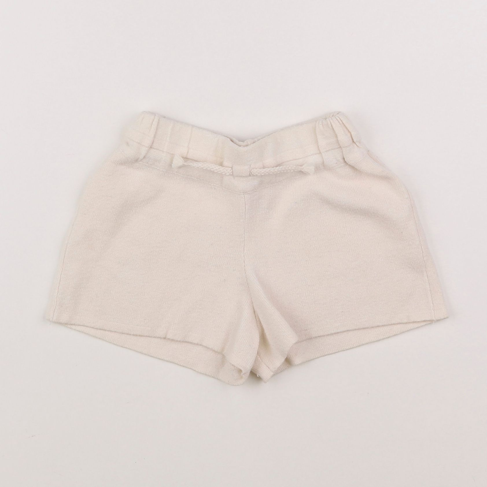 Zara - short beige - 12/18 mois