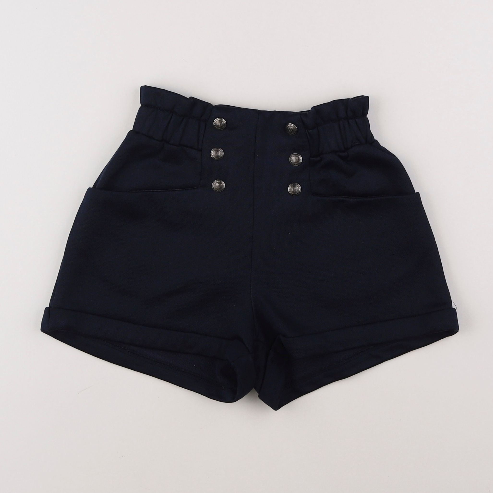 IKKS - short bleu - 7 ans