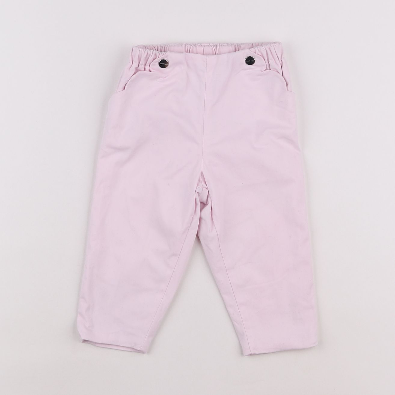 Jacadi - pantalon doublé rose - 12 mois