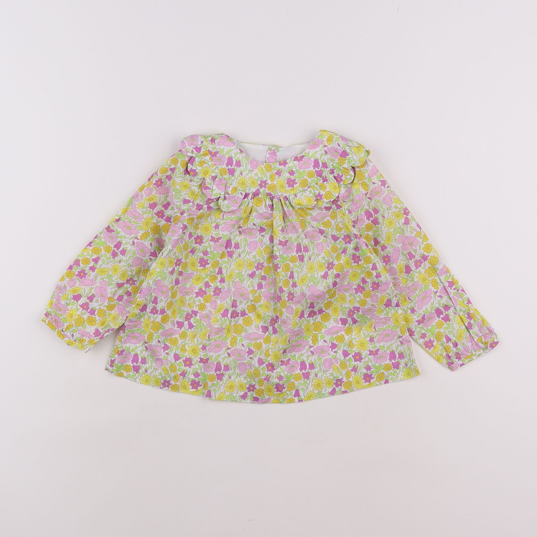 Jacadi - blouse liberty jaune - 2 ans