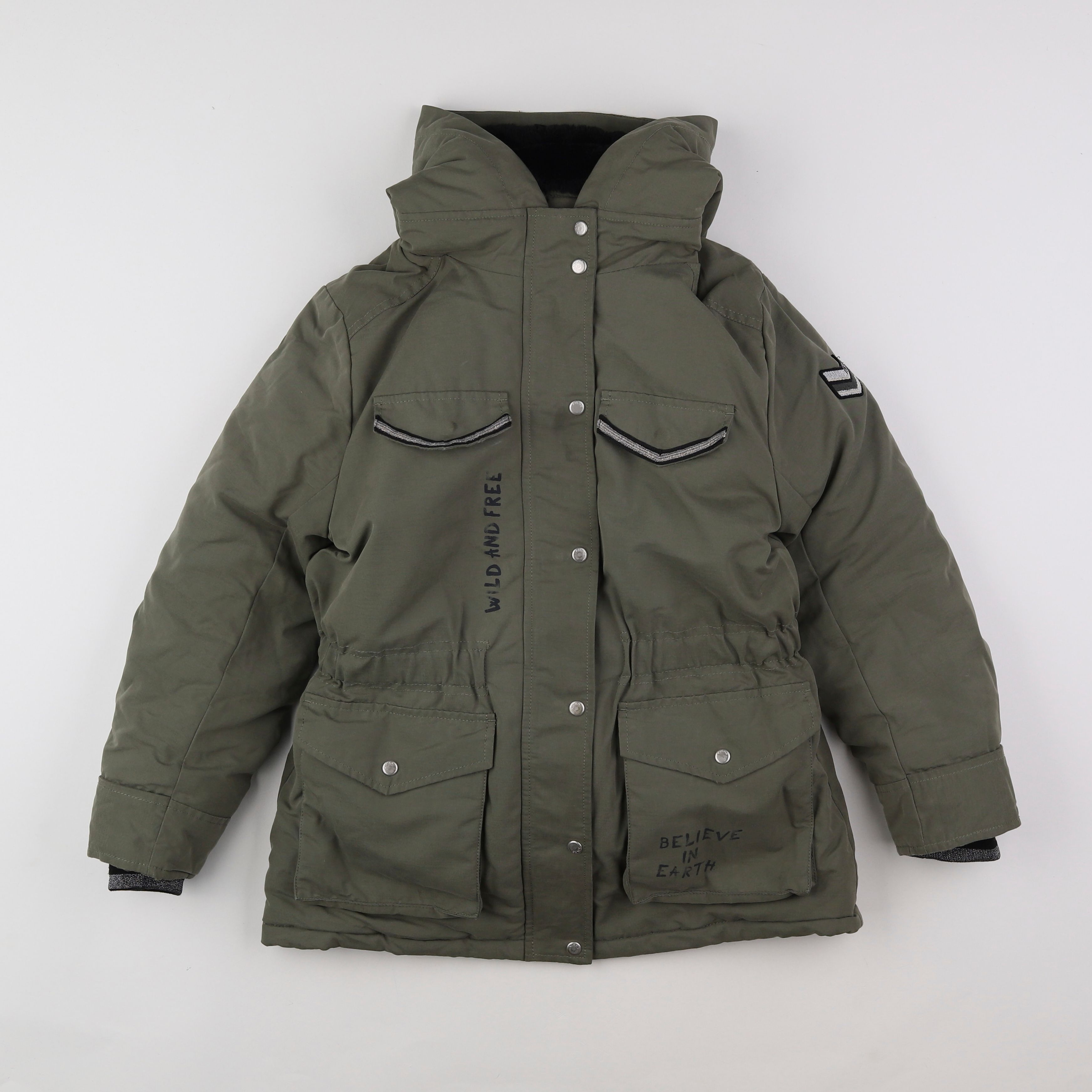 IKKS - parka vert - 10 ans