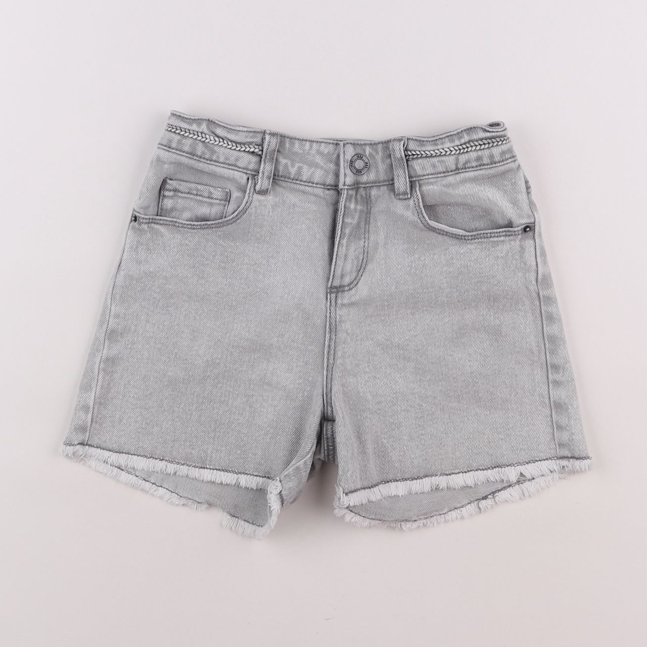 IKKS - short gris - 7 ans