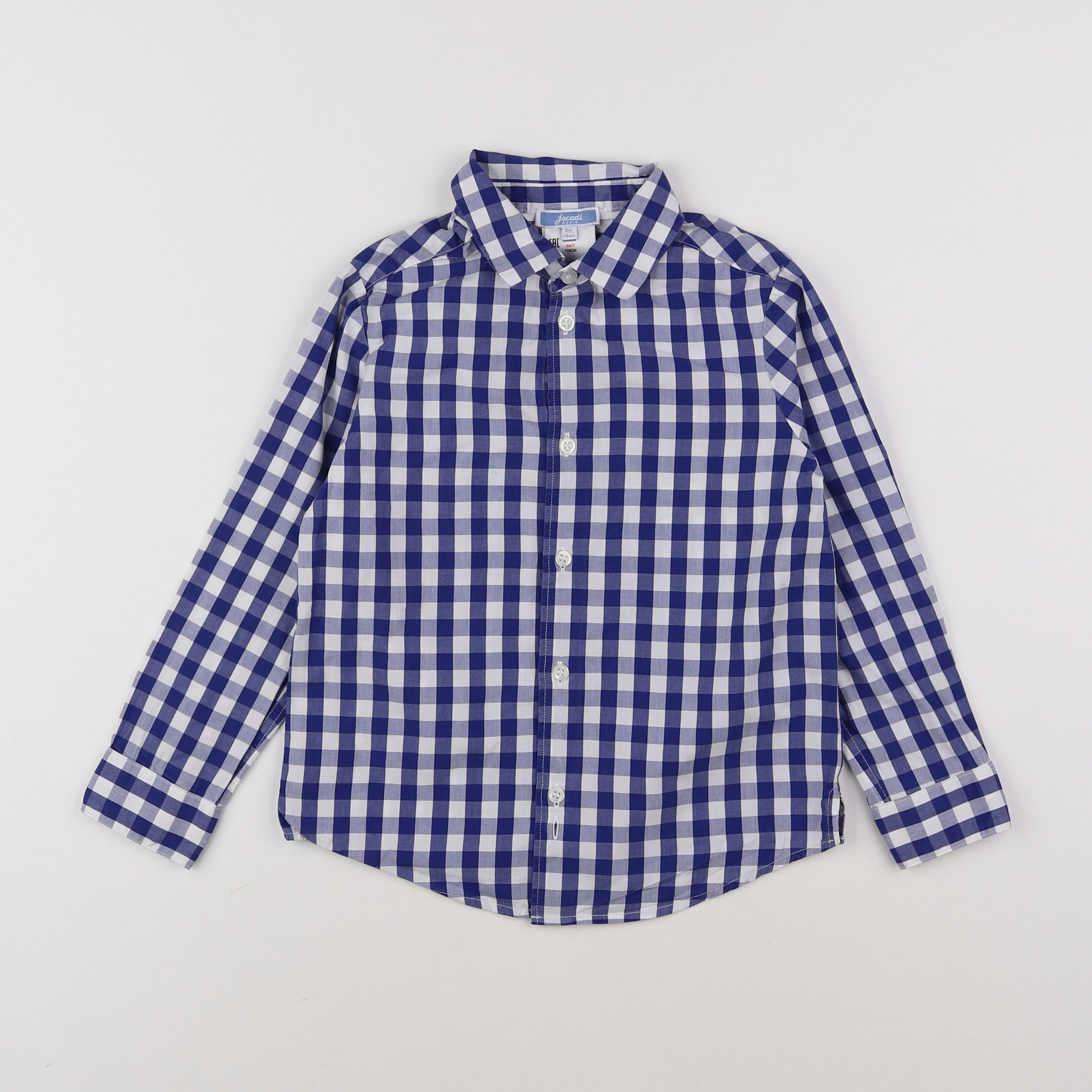 Jacadi - chemise bleu - 6 ans