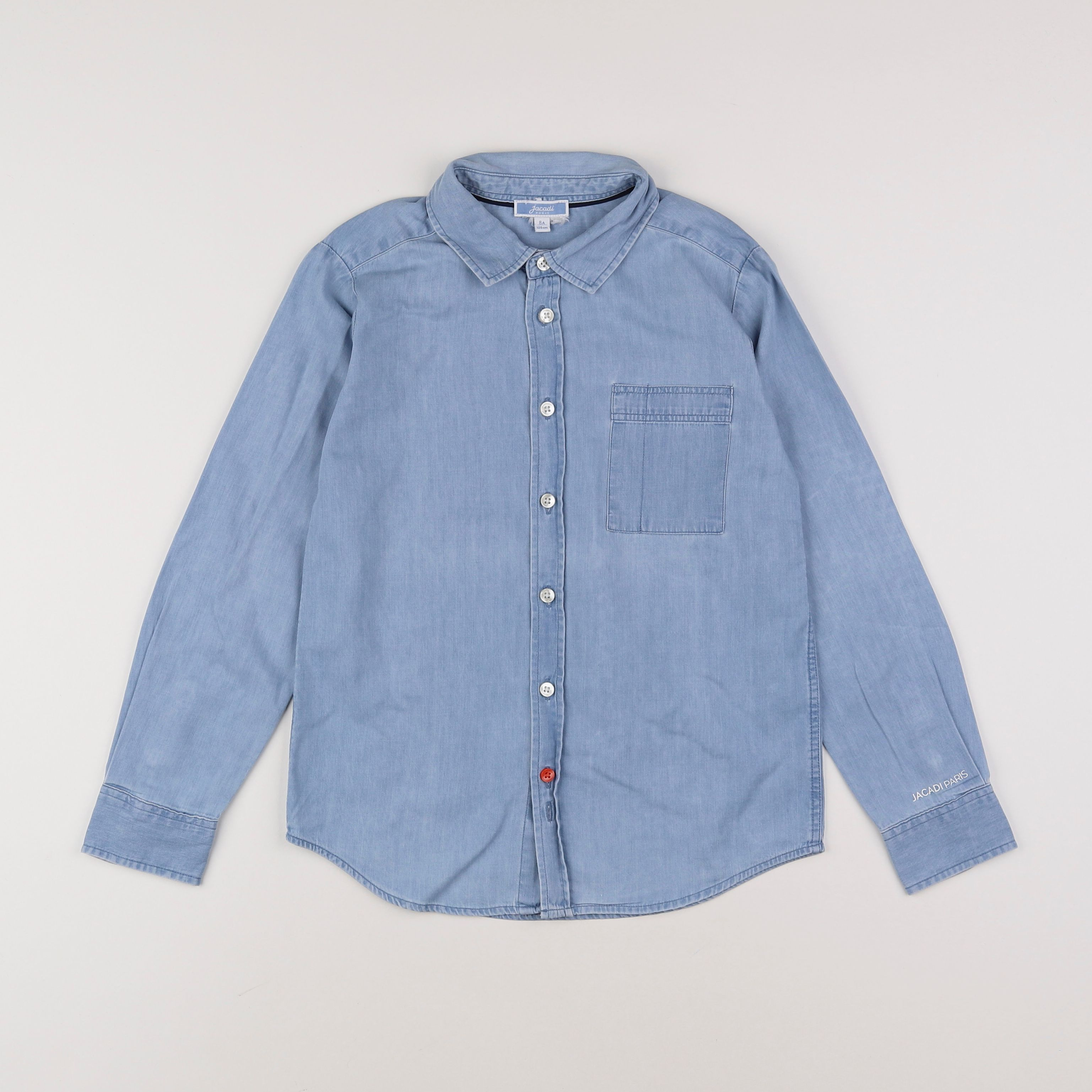 Jacadi - chemise bleu - 8 ans