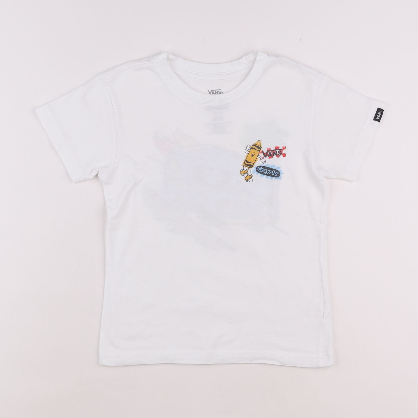 Vans - tee-shirt imprimé au dos blanc - 3 ans