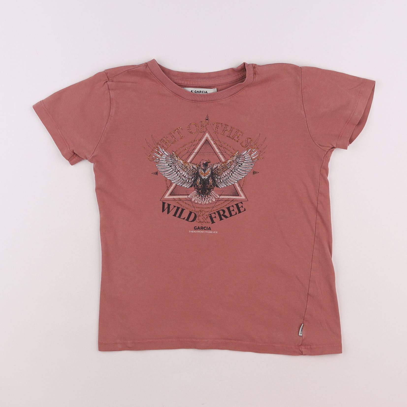 Garcia - tee-shirt rose - 10/11 ans