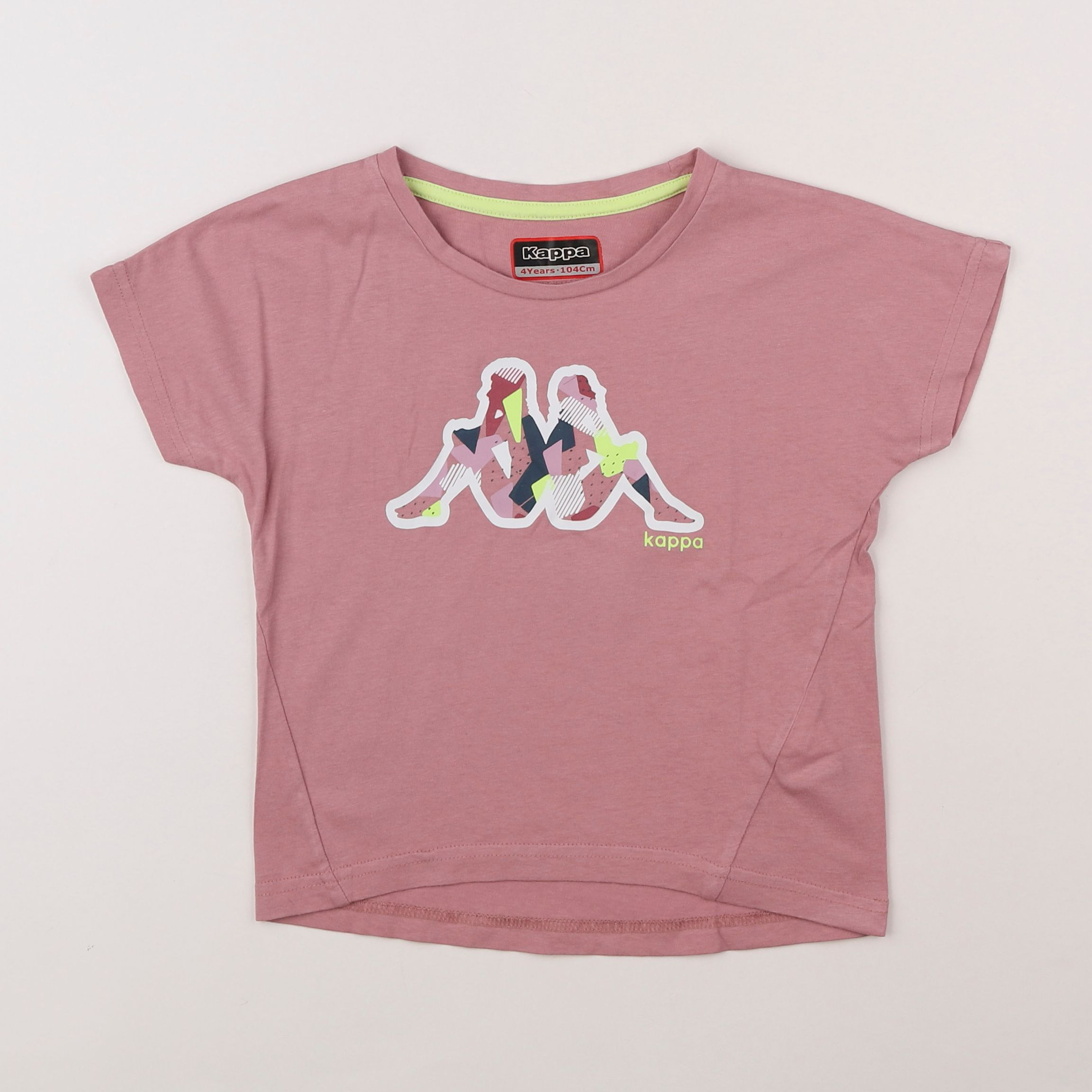 Kappa - tee-shirt rose - 4 ans