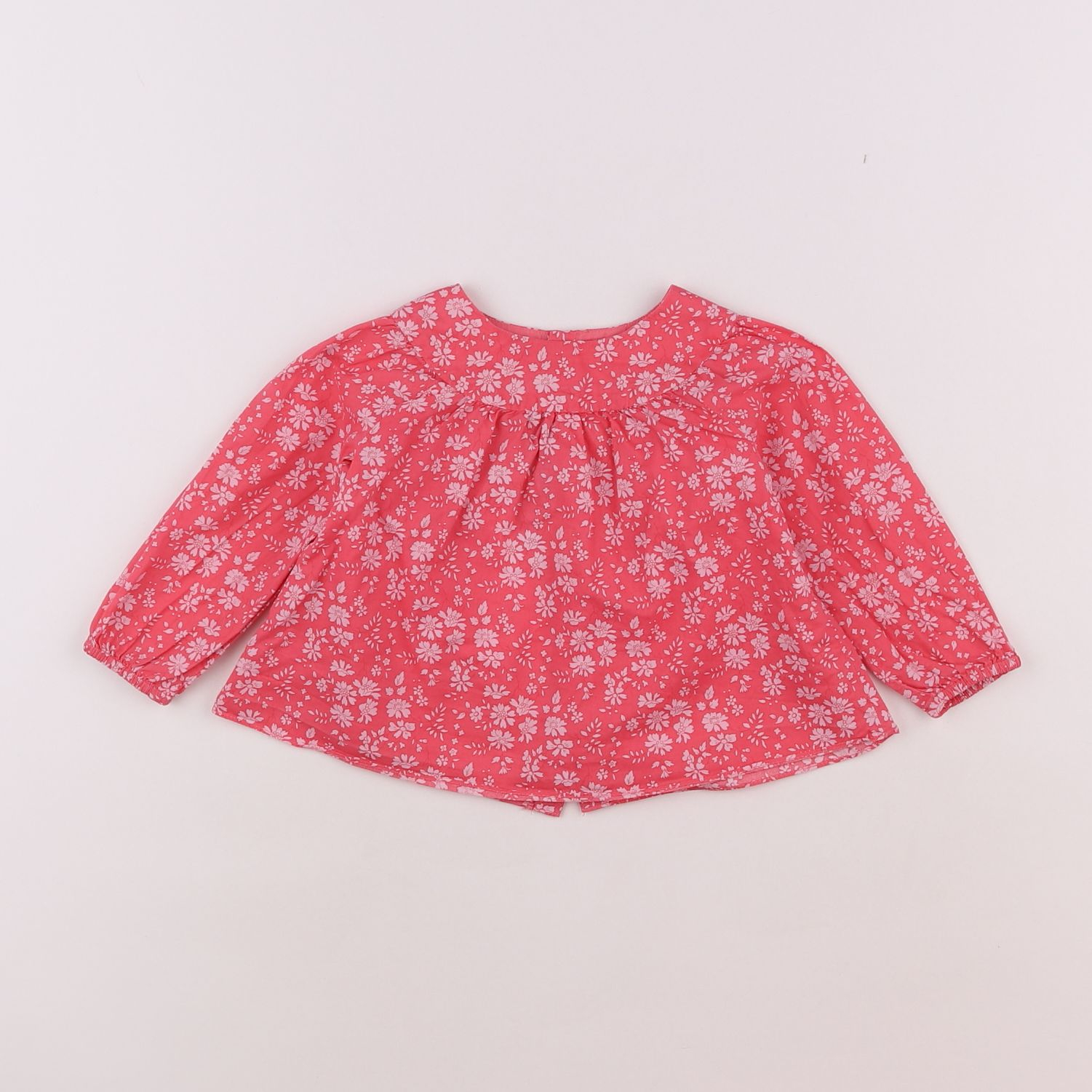 Jacadi - blouse liberty rose - 6 mois