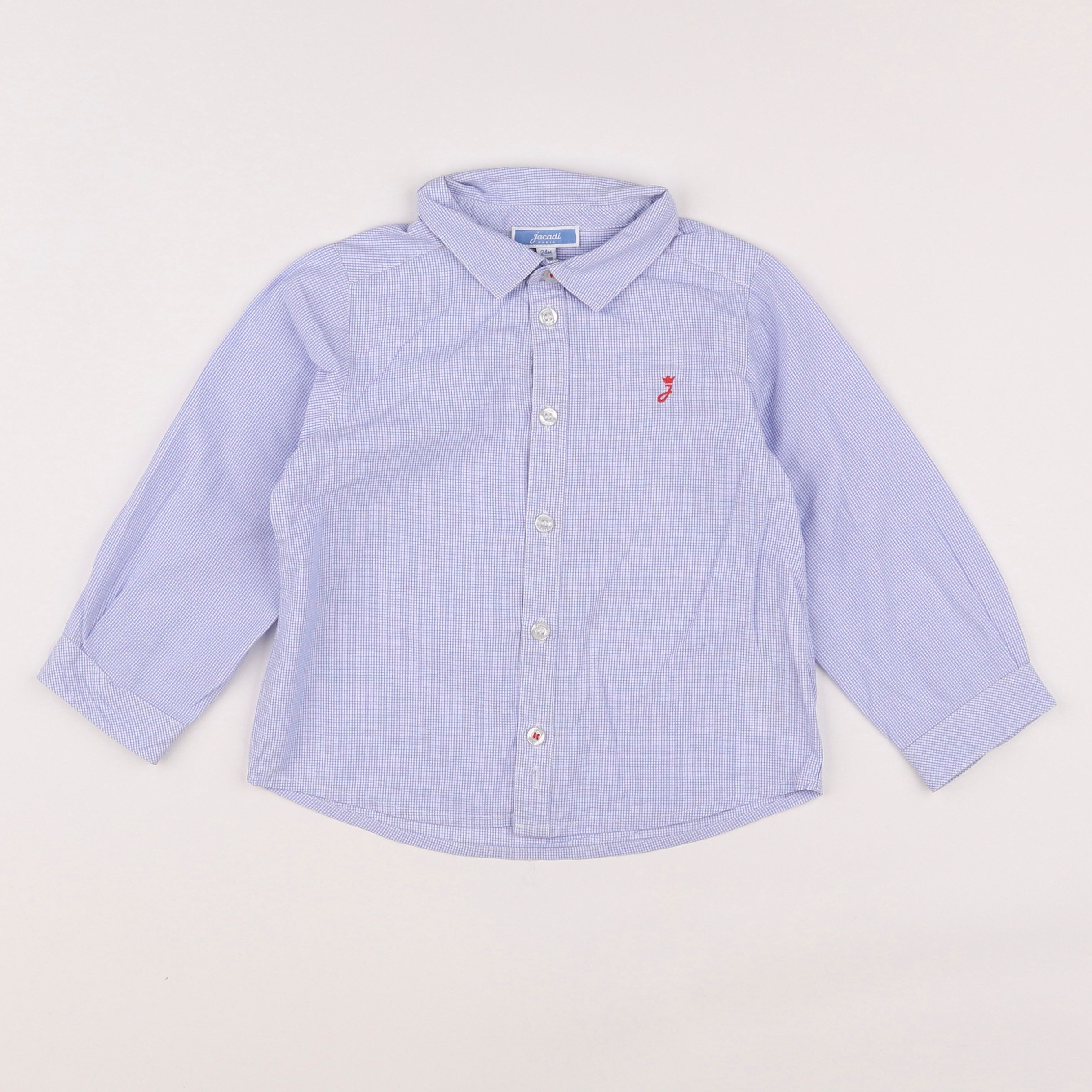 Jacadi - chemise bleu - 2 ans