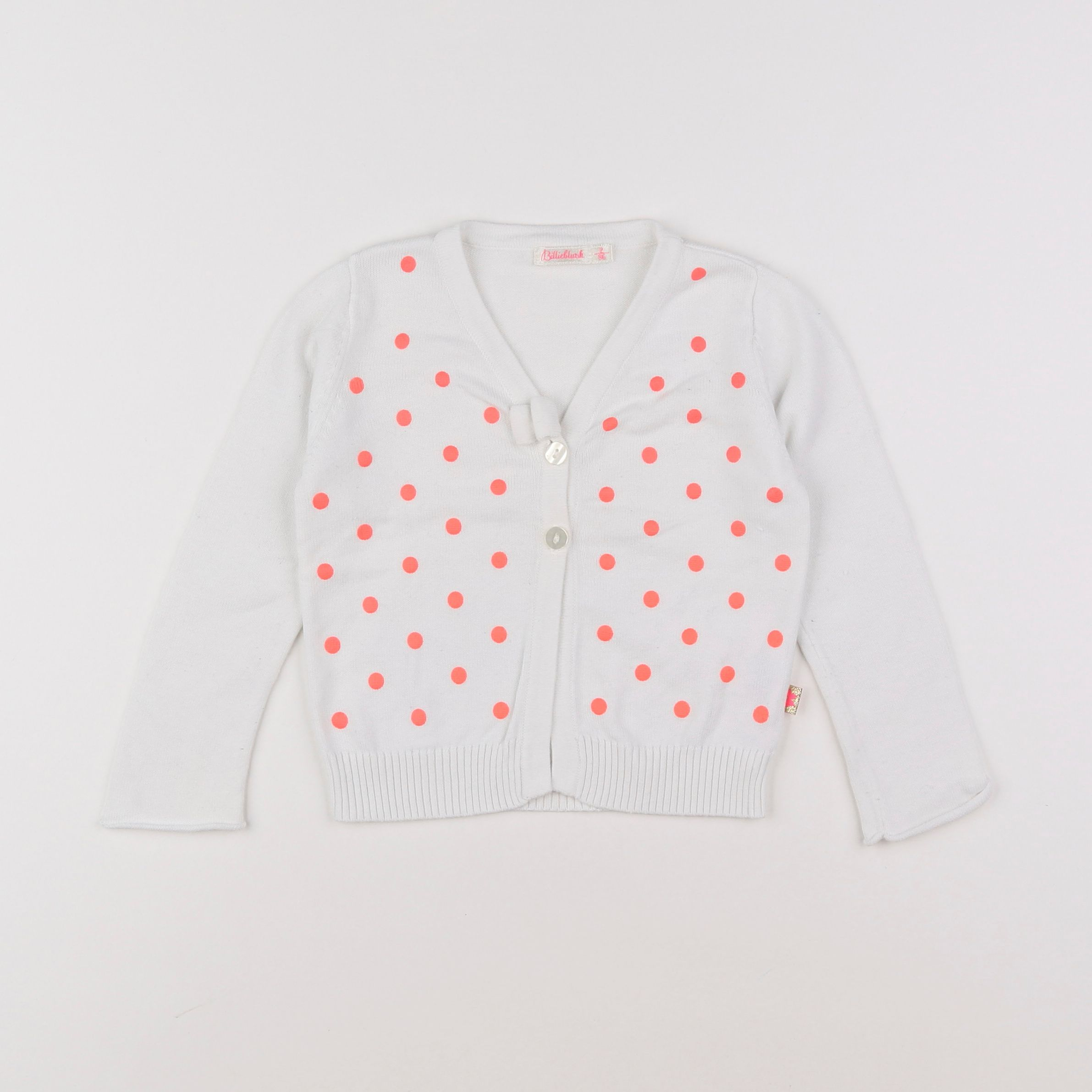 Billie Blush - gilet blanc - 2 ans