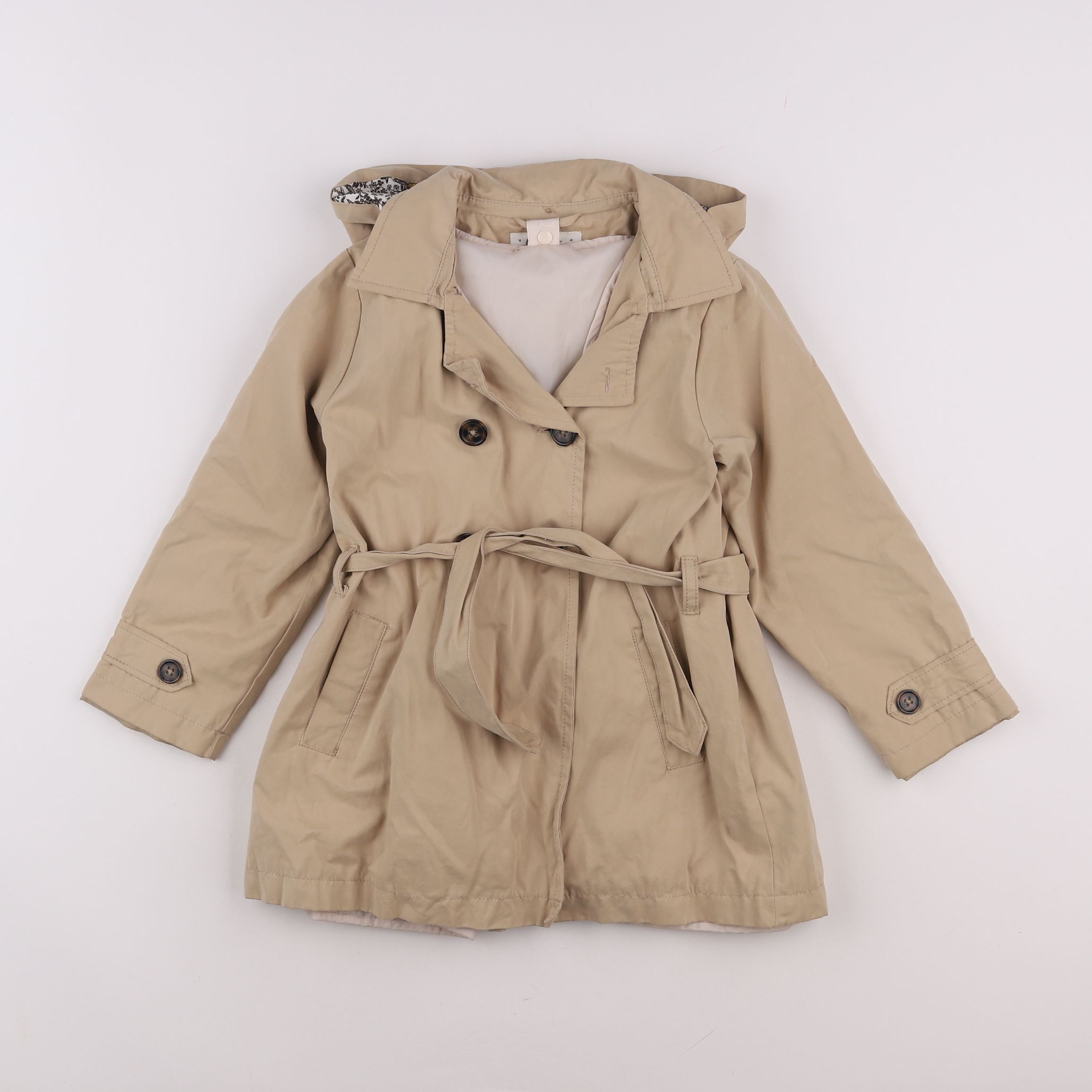 Vertbaudet - trench marron - 6 ans