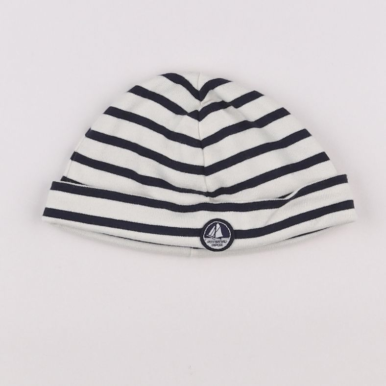 Petit Bateau - bonnet bleu - 2/3 ans