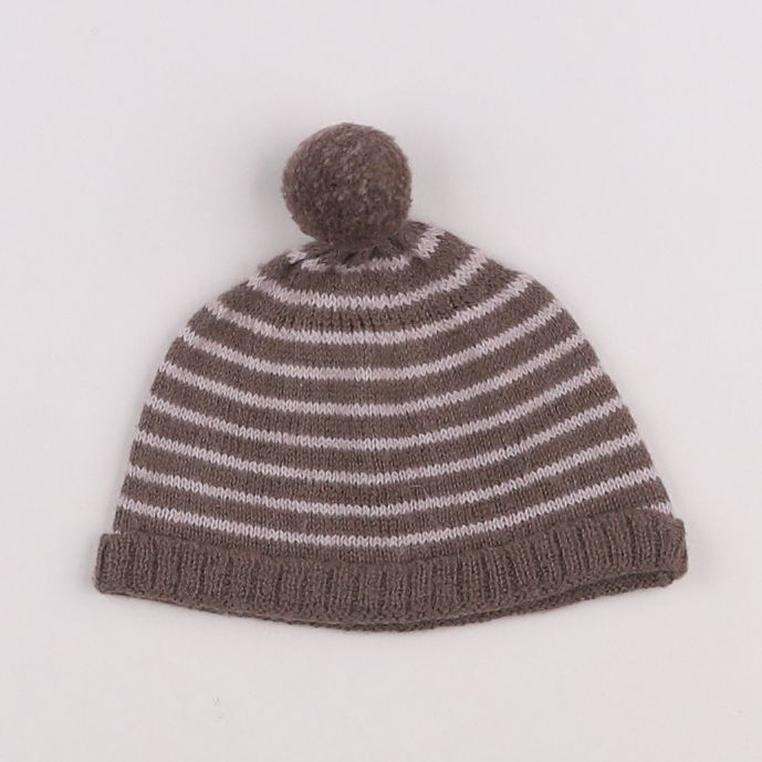 Neck & Neck - bonnet marron - 12 mois