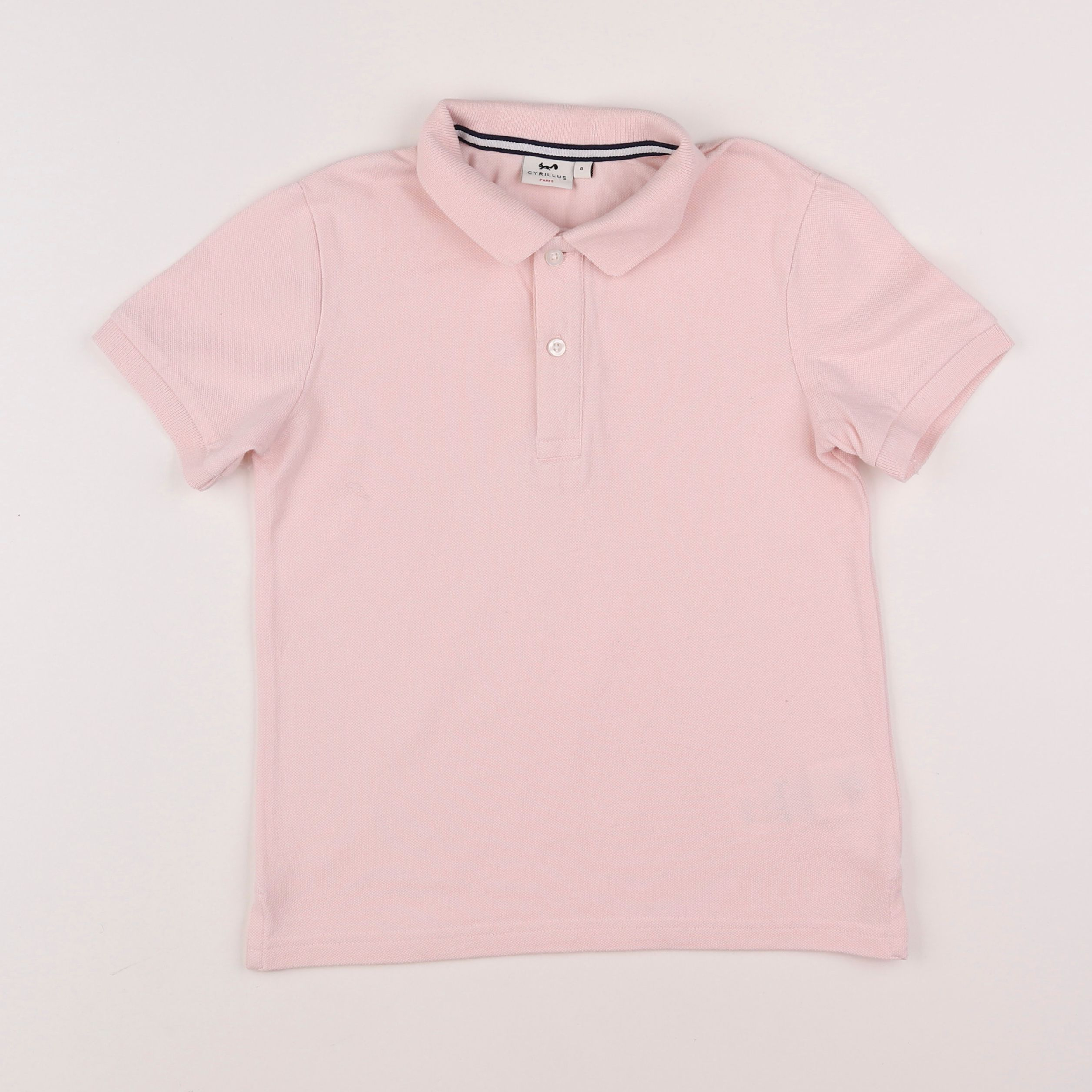 Cyrillus - polo rose - 8 ans