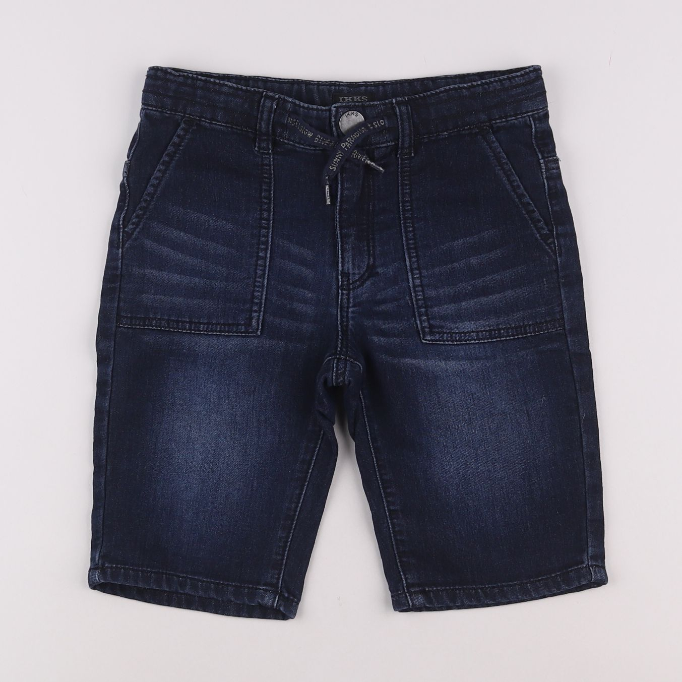 IKKS - short bleu - 8 ans