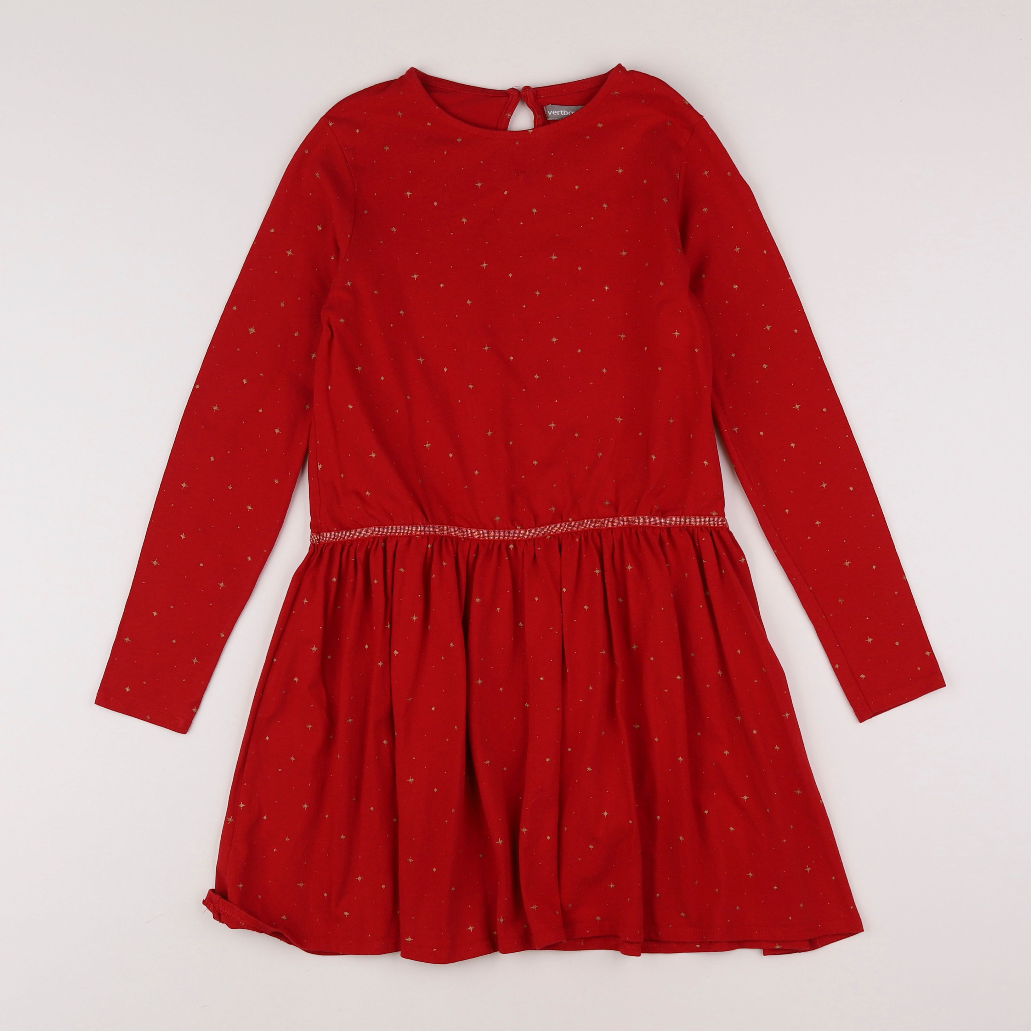 Vertbaudet - robe rouge - 14 ans