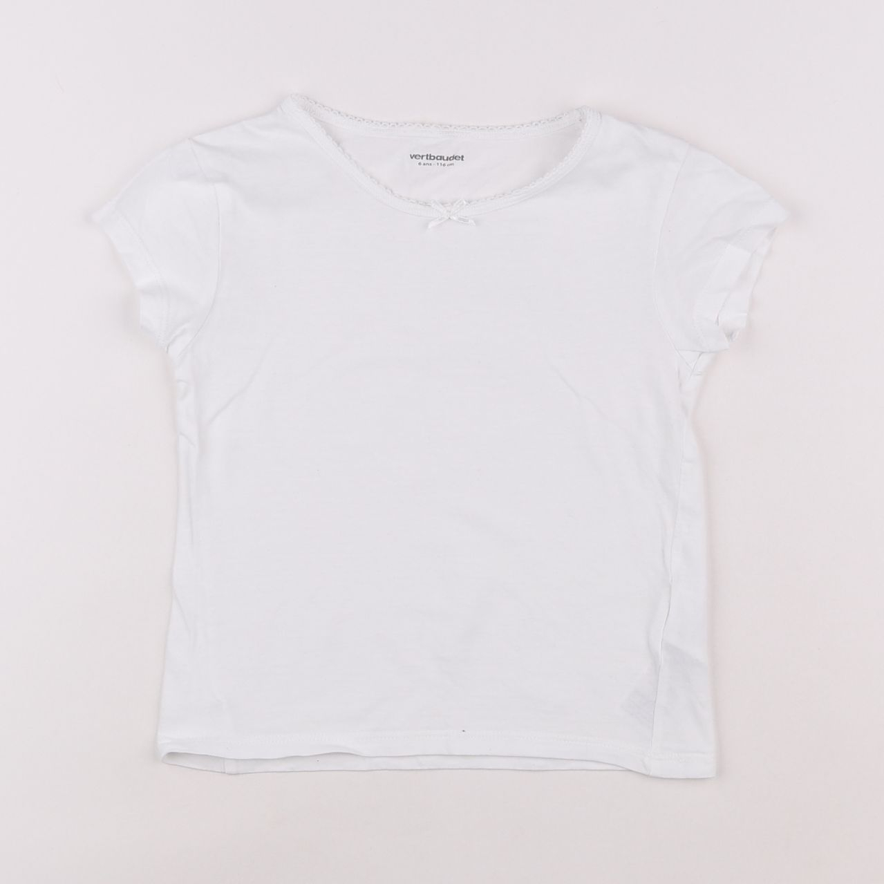 Petit Bateau - maillot de corps blanc - 6 ans