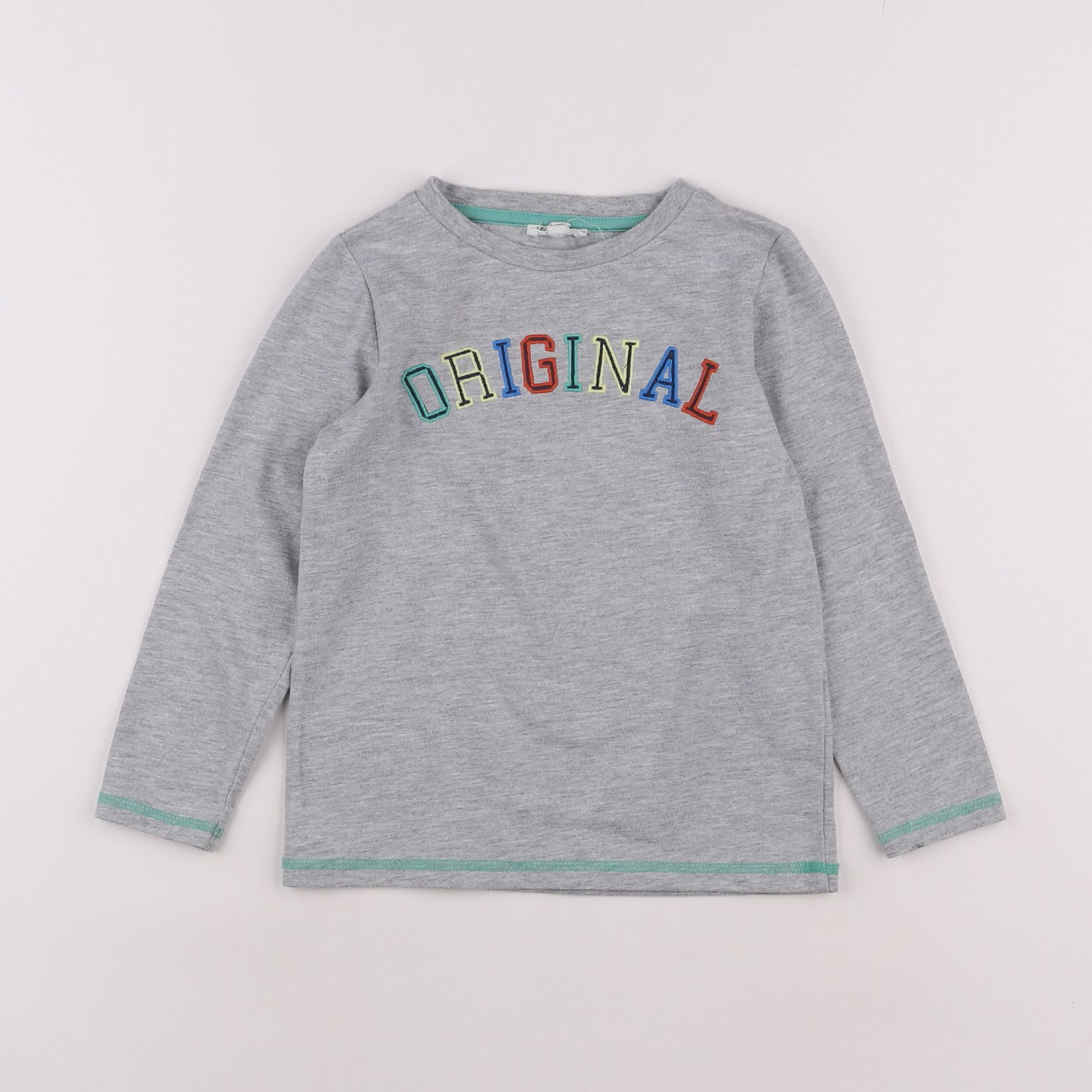 Little Cigogne - tee-shirt gris - 8 ans