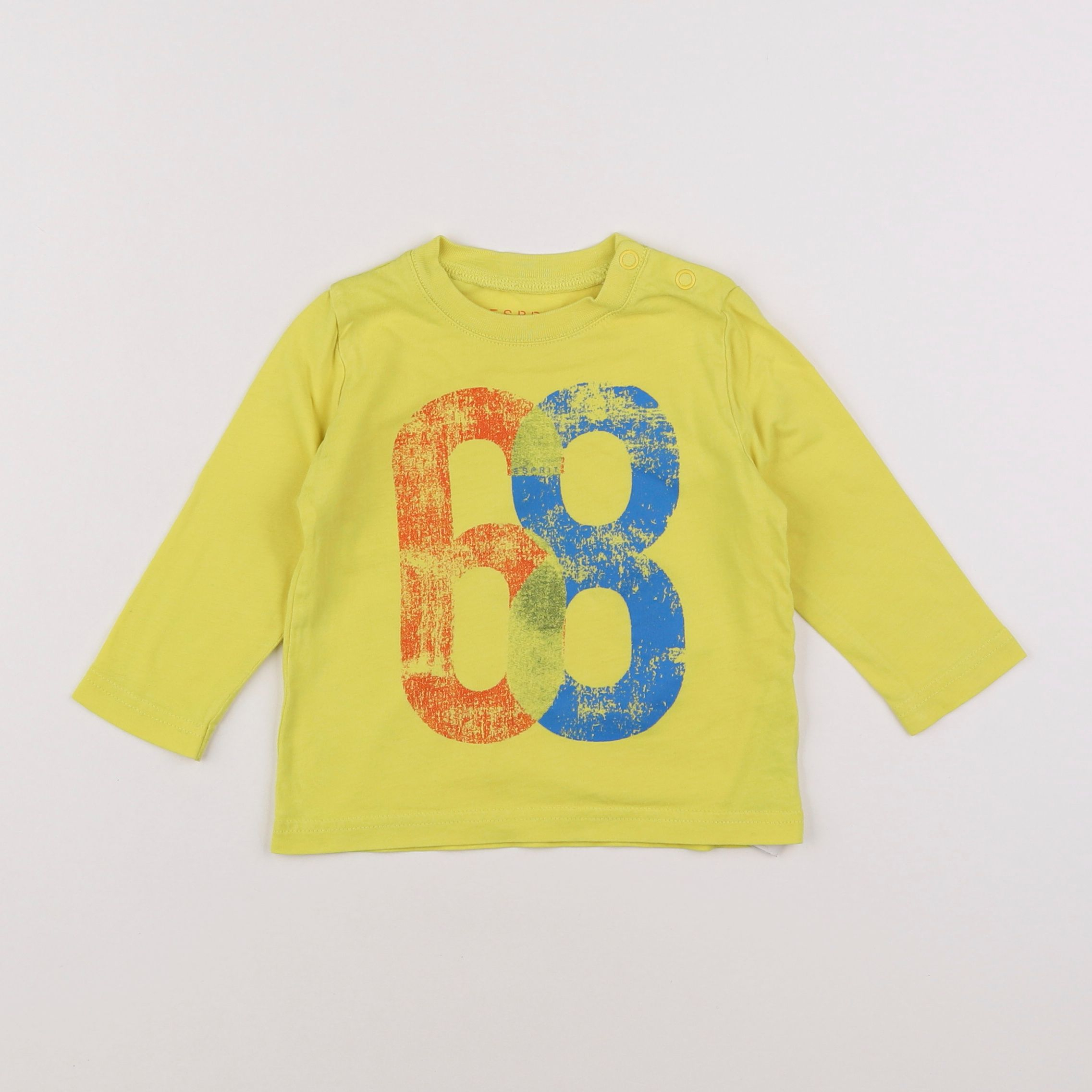 Esprit - tee-shirt jaune - 9 mois