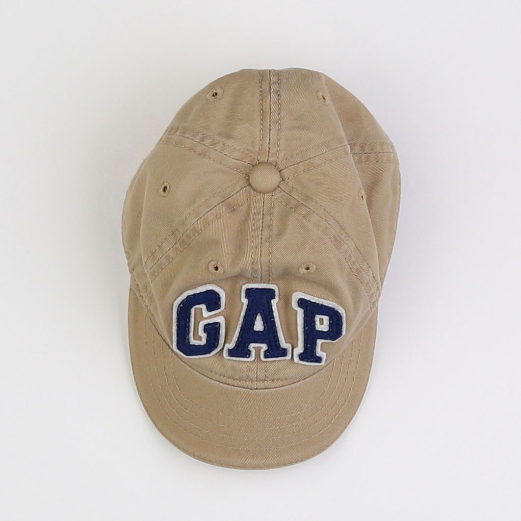 GAP - casquette beige, bleu - 18 mois à 2 ans