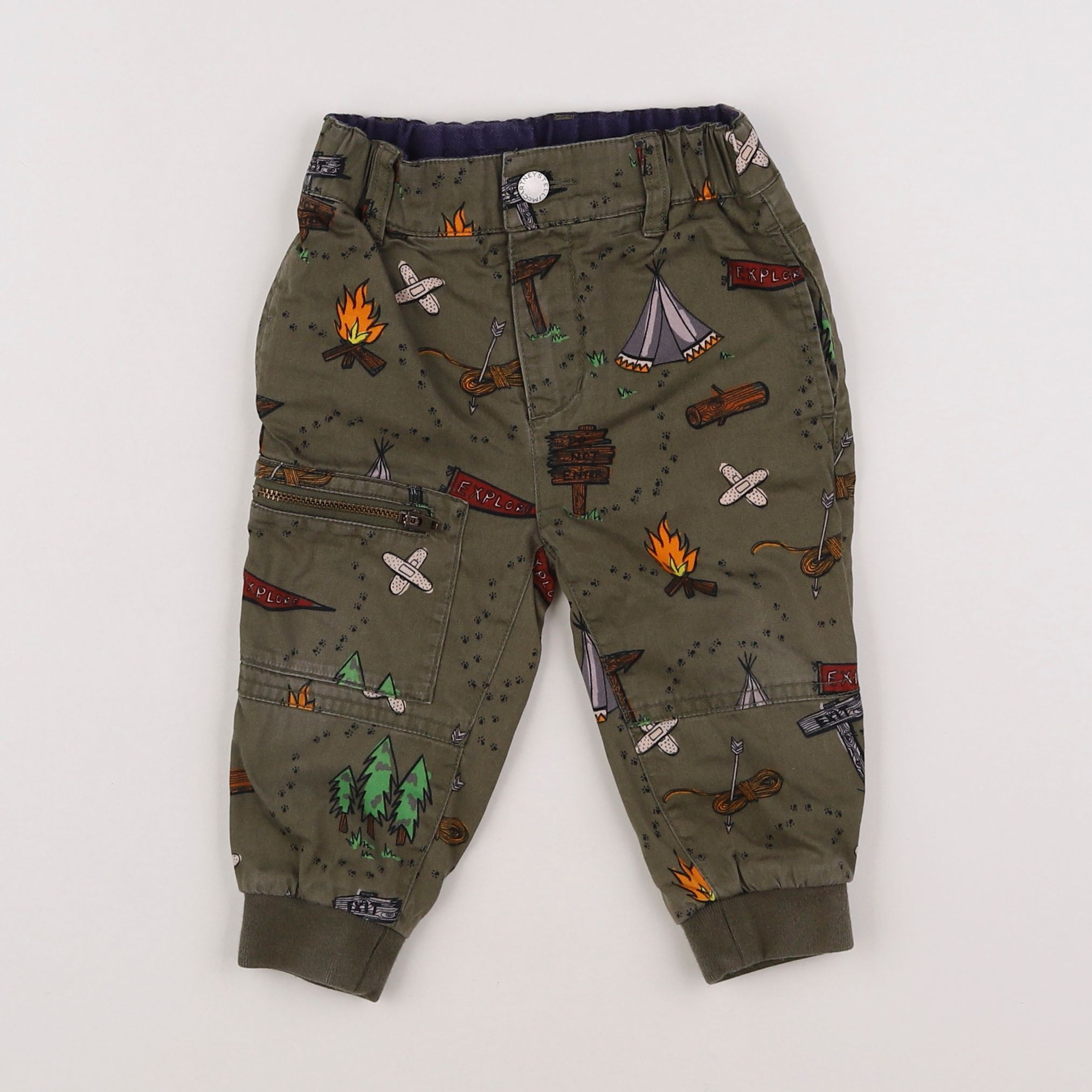 Stella McCartney Kids - pantalon vert - 18 mois