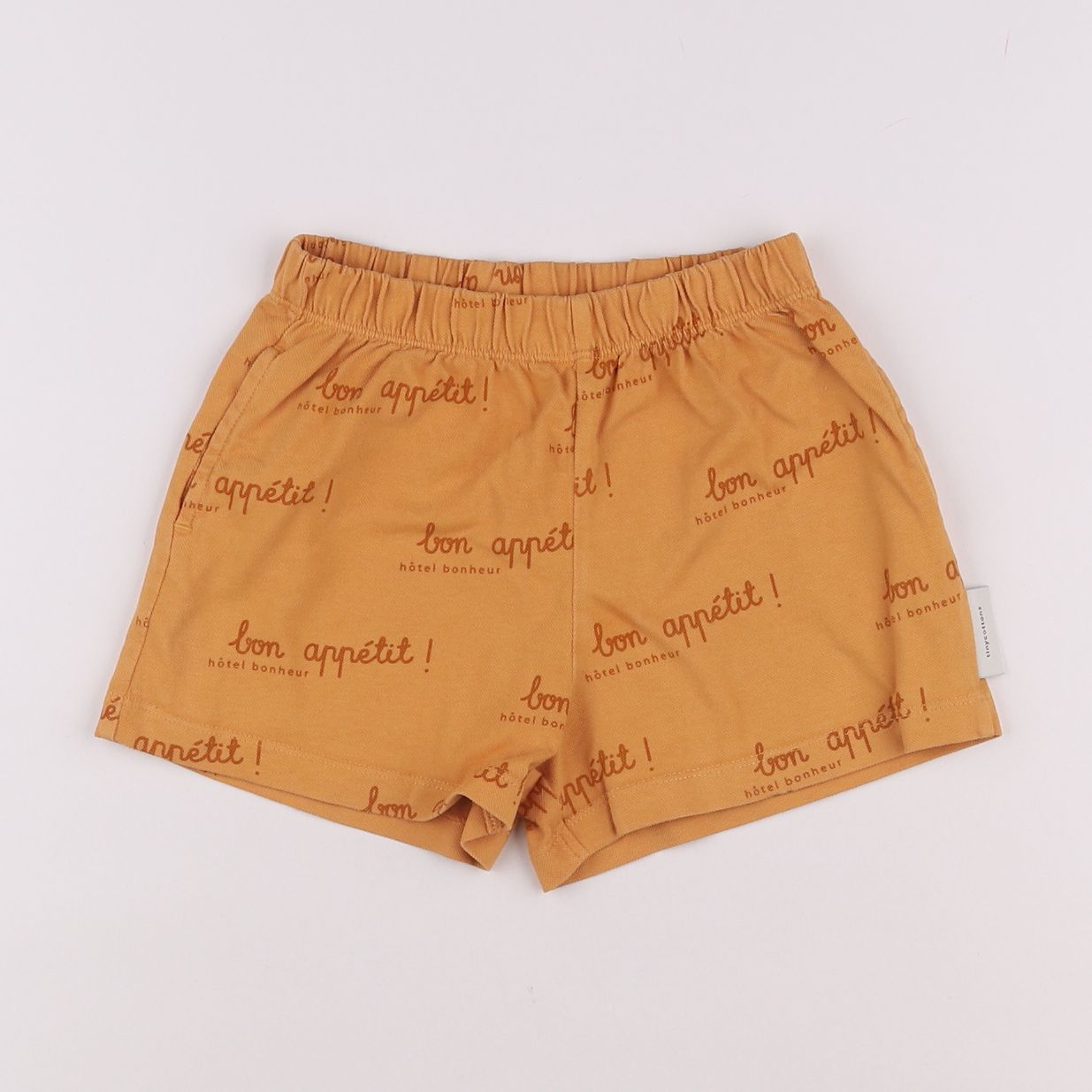 Tiny Cottons - short orange - 4 ans