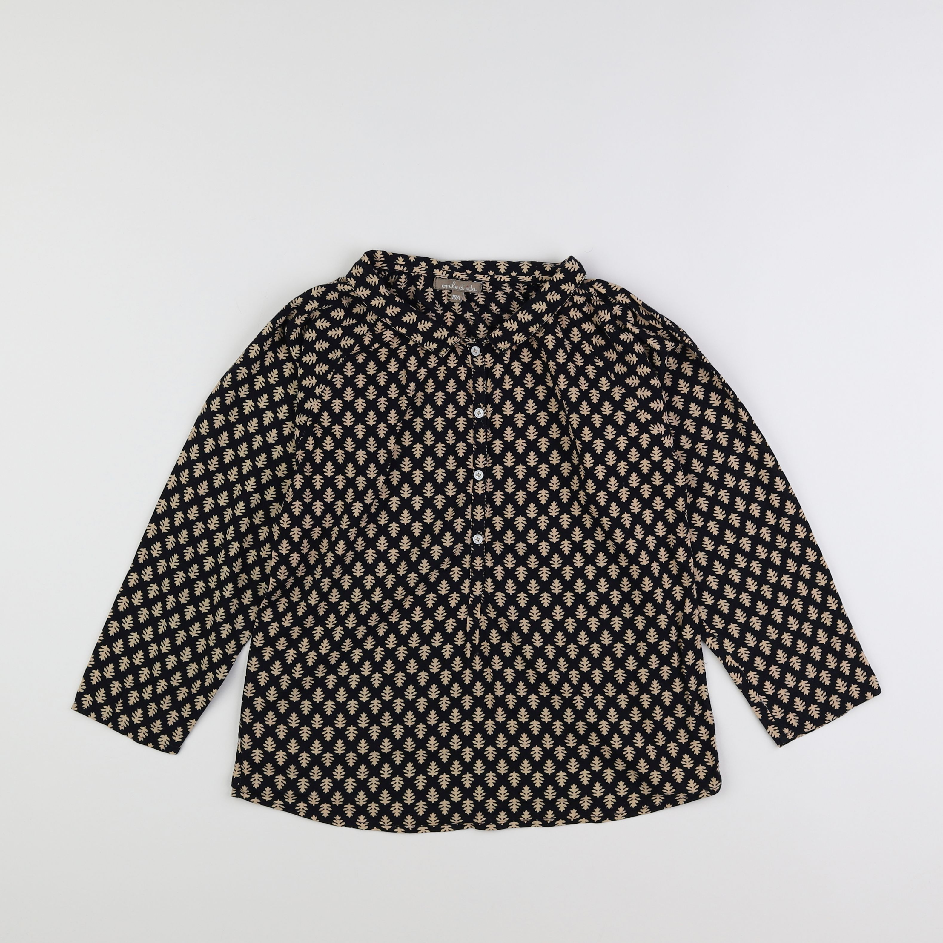 Emile et Ida - blouse noir - 10 ans