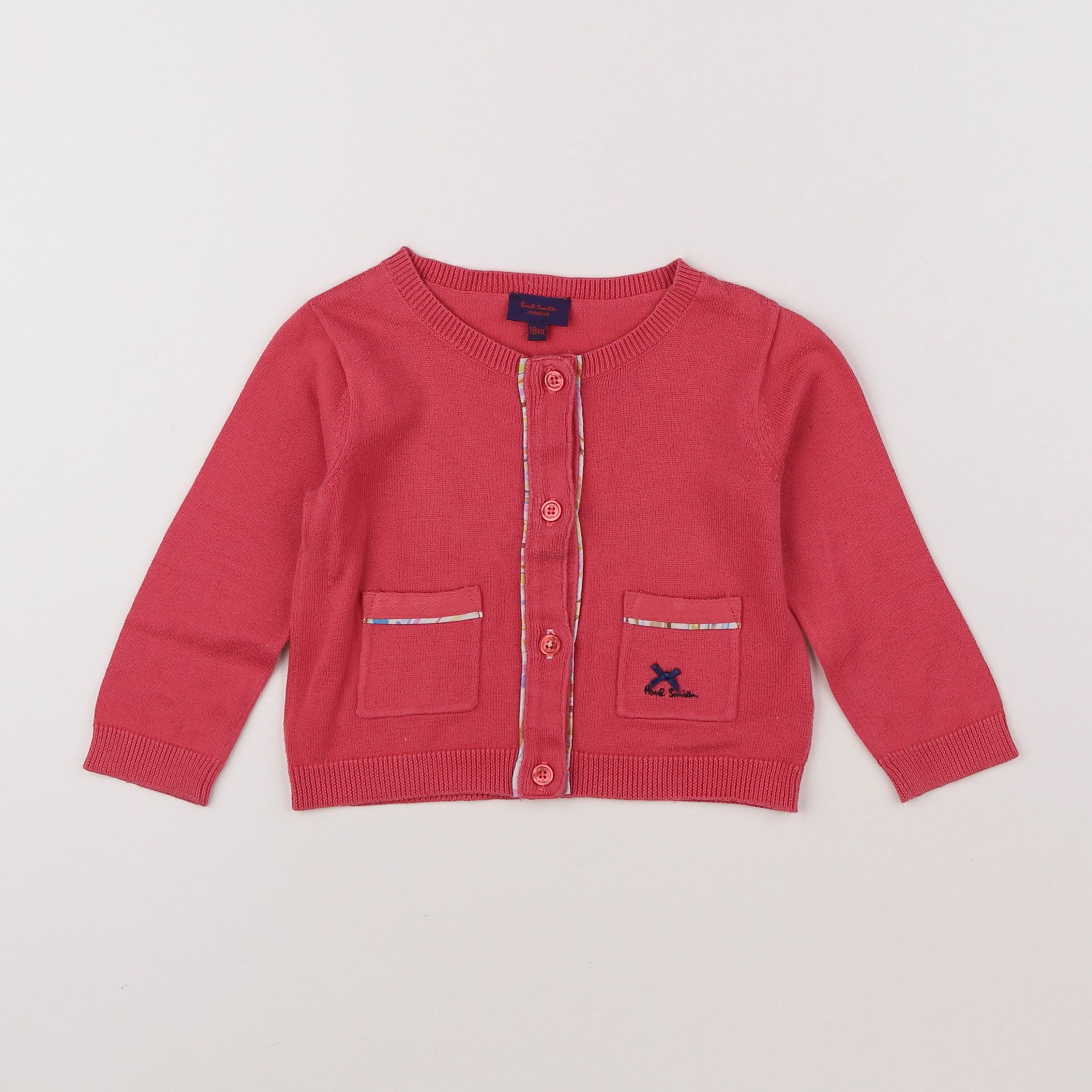 Paul Smith - gilet rose - 18 mois