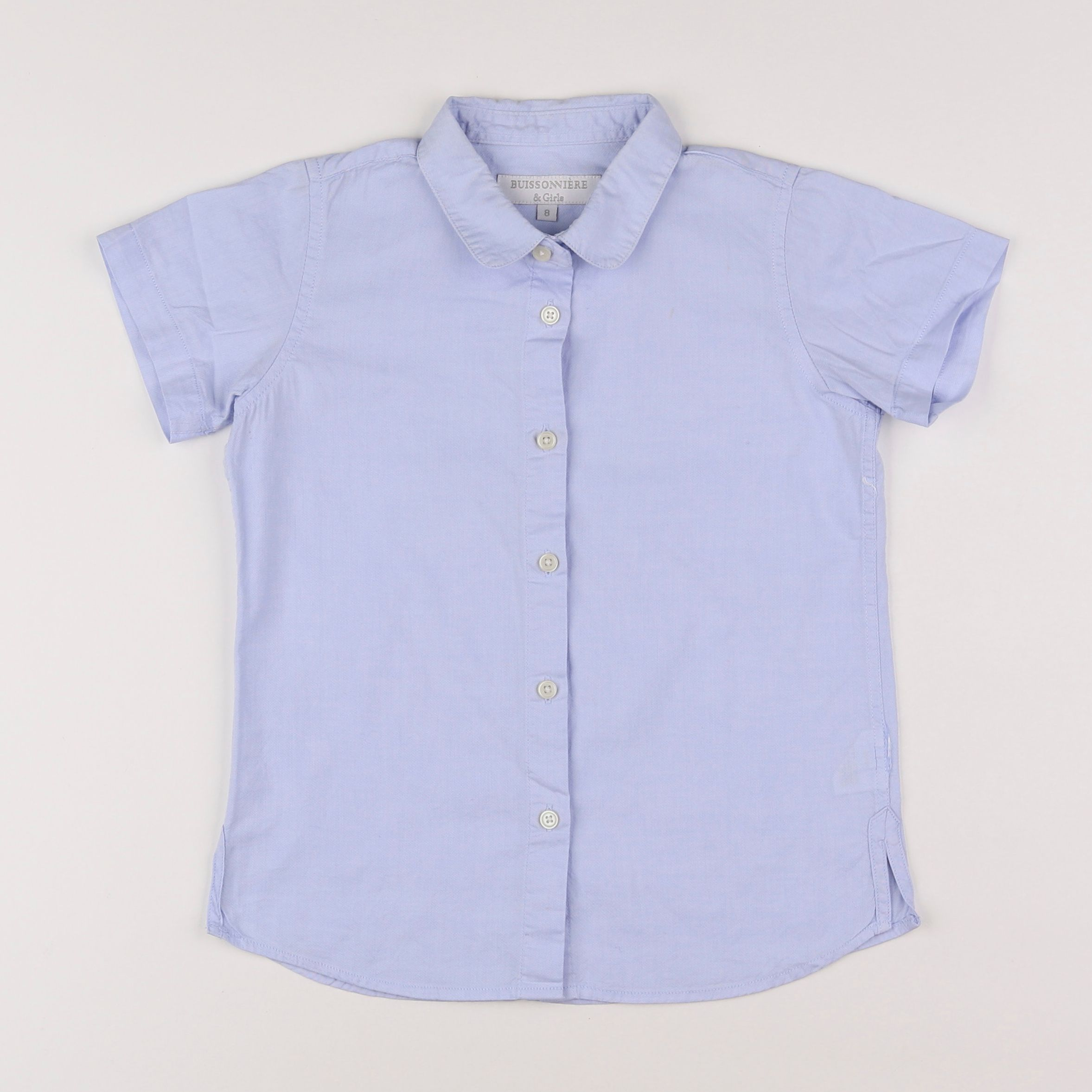 Buissonnière - chemise bleu - 8 ans