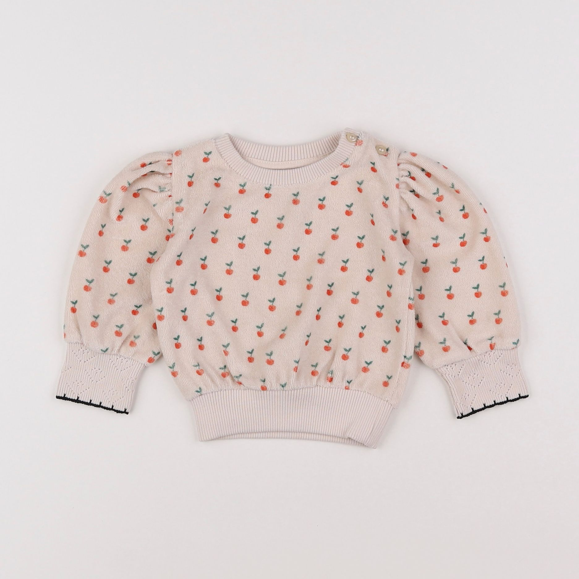 Emile et Ida - sweat beige - 3 mois