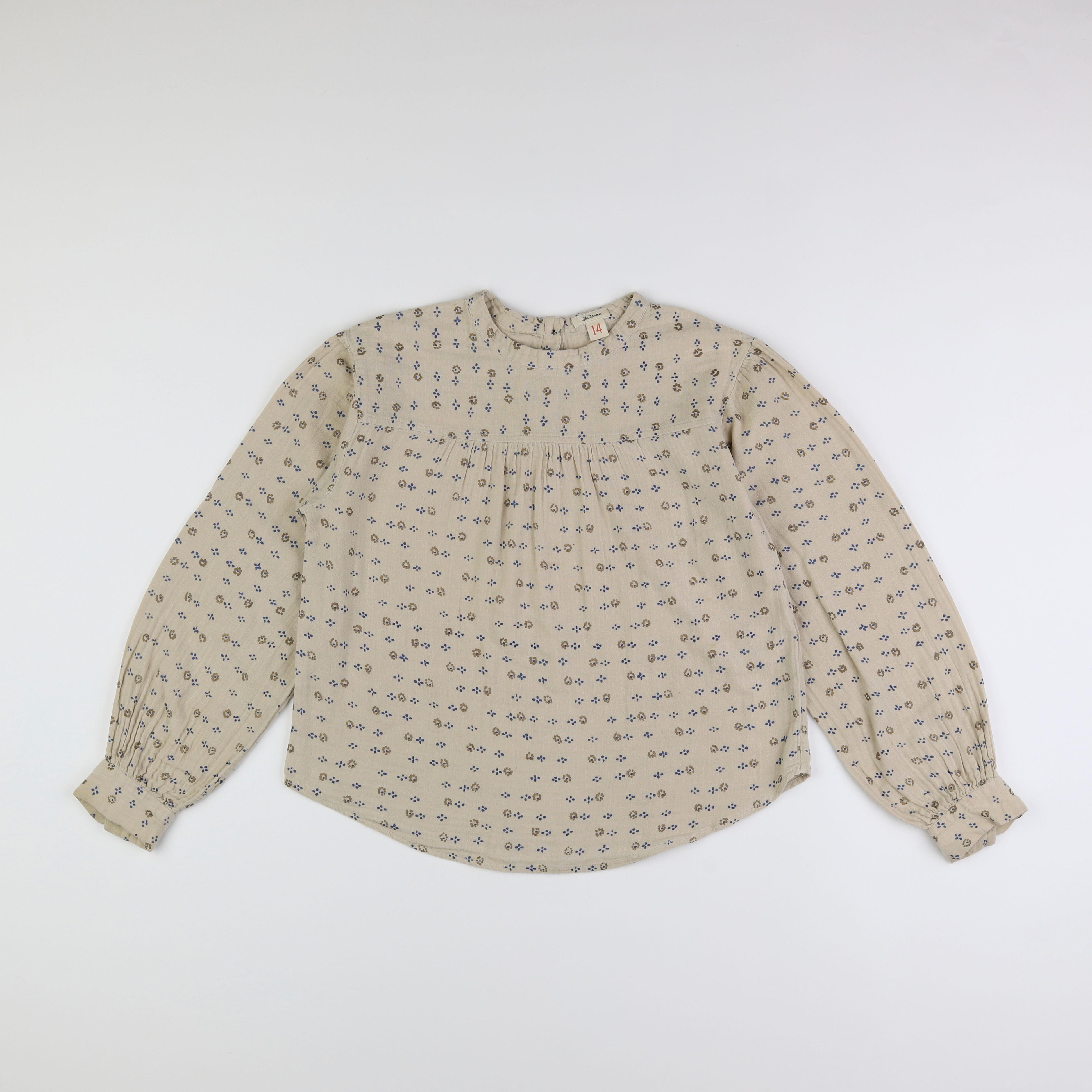 Bellerose - blouse beige - 14 ans