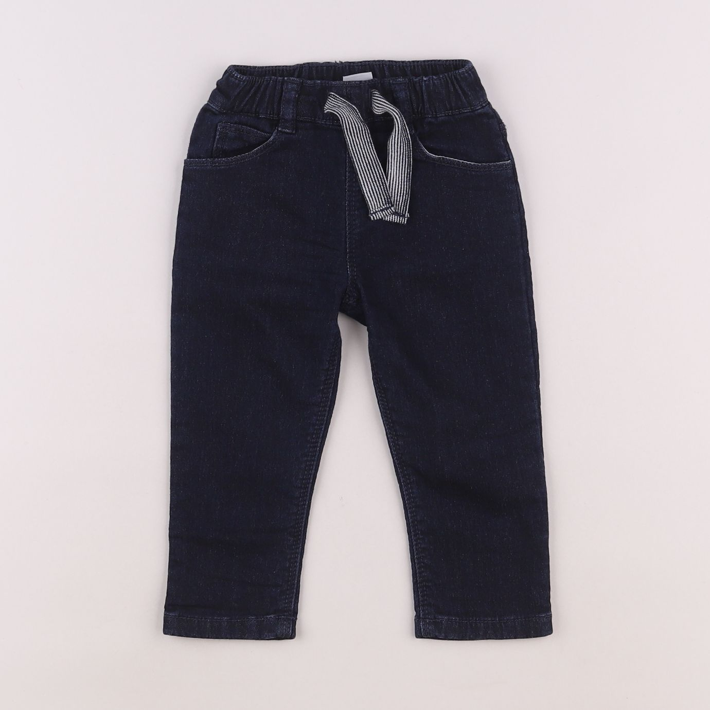 Petit Bateau - jean bleu - 12 mois