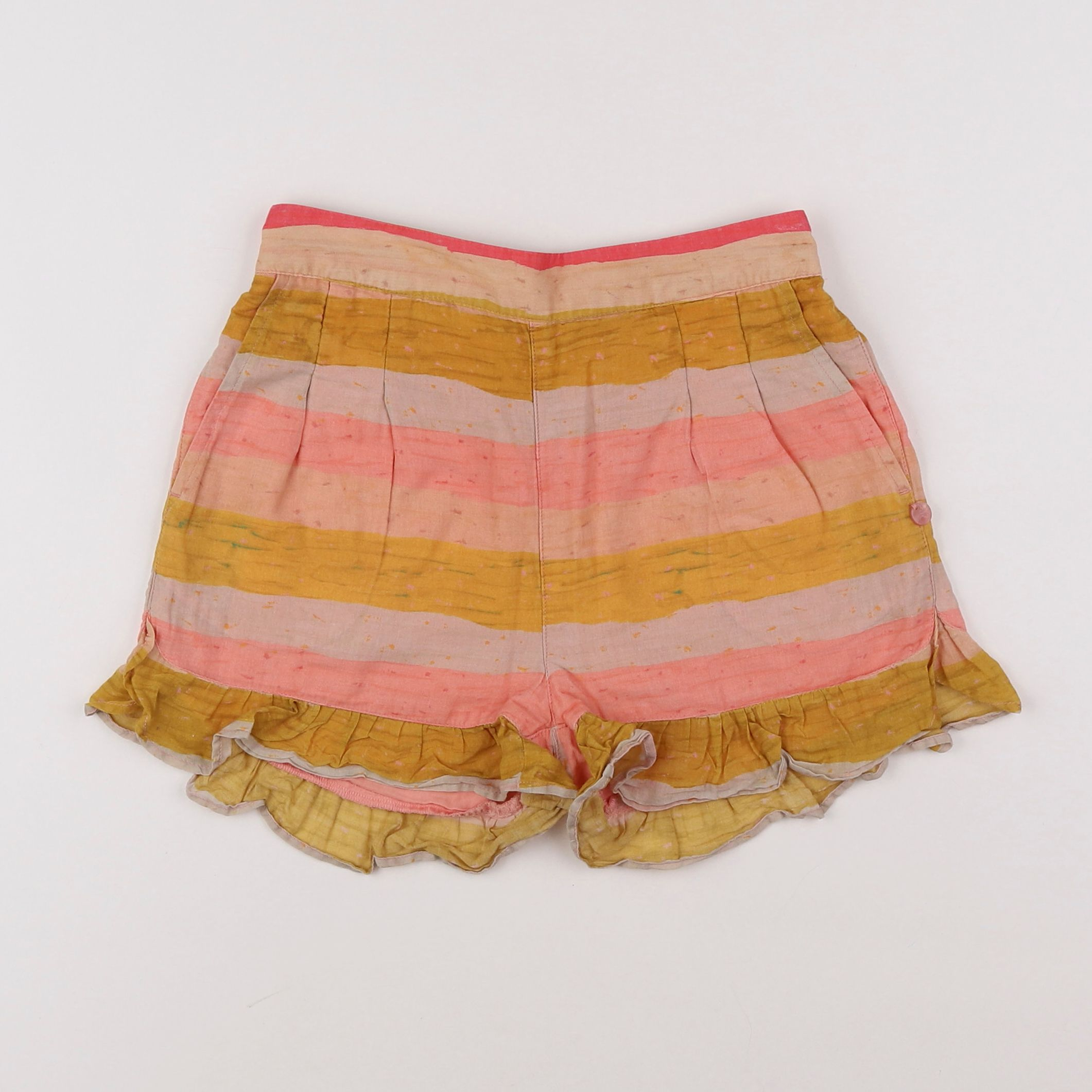 Scotch & Soda - short jaune, rose - 8 ans