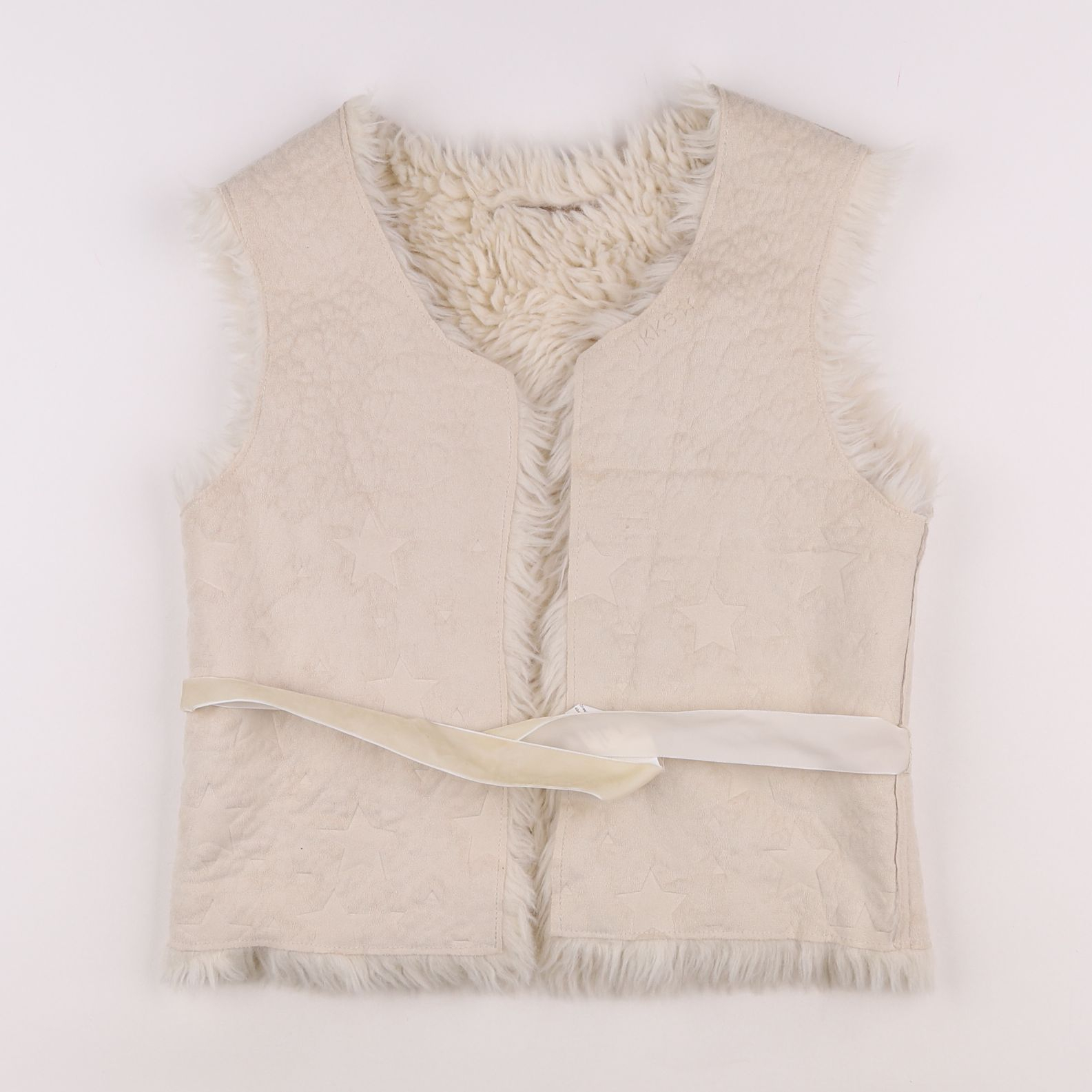 IKKS - gilet beige - 14 ans