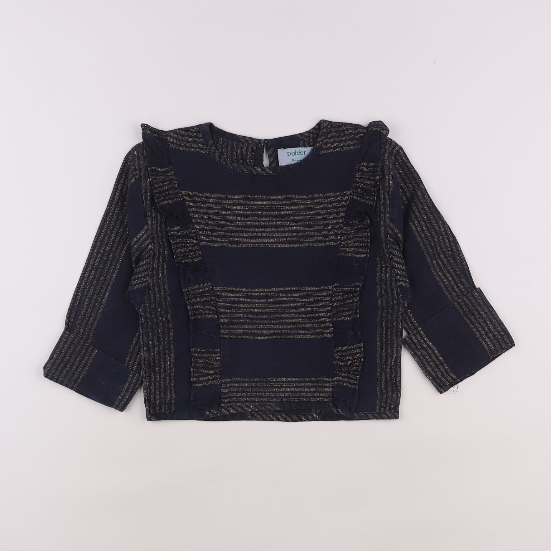 Polder - blouse bleu, or - 6 ans