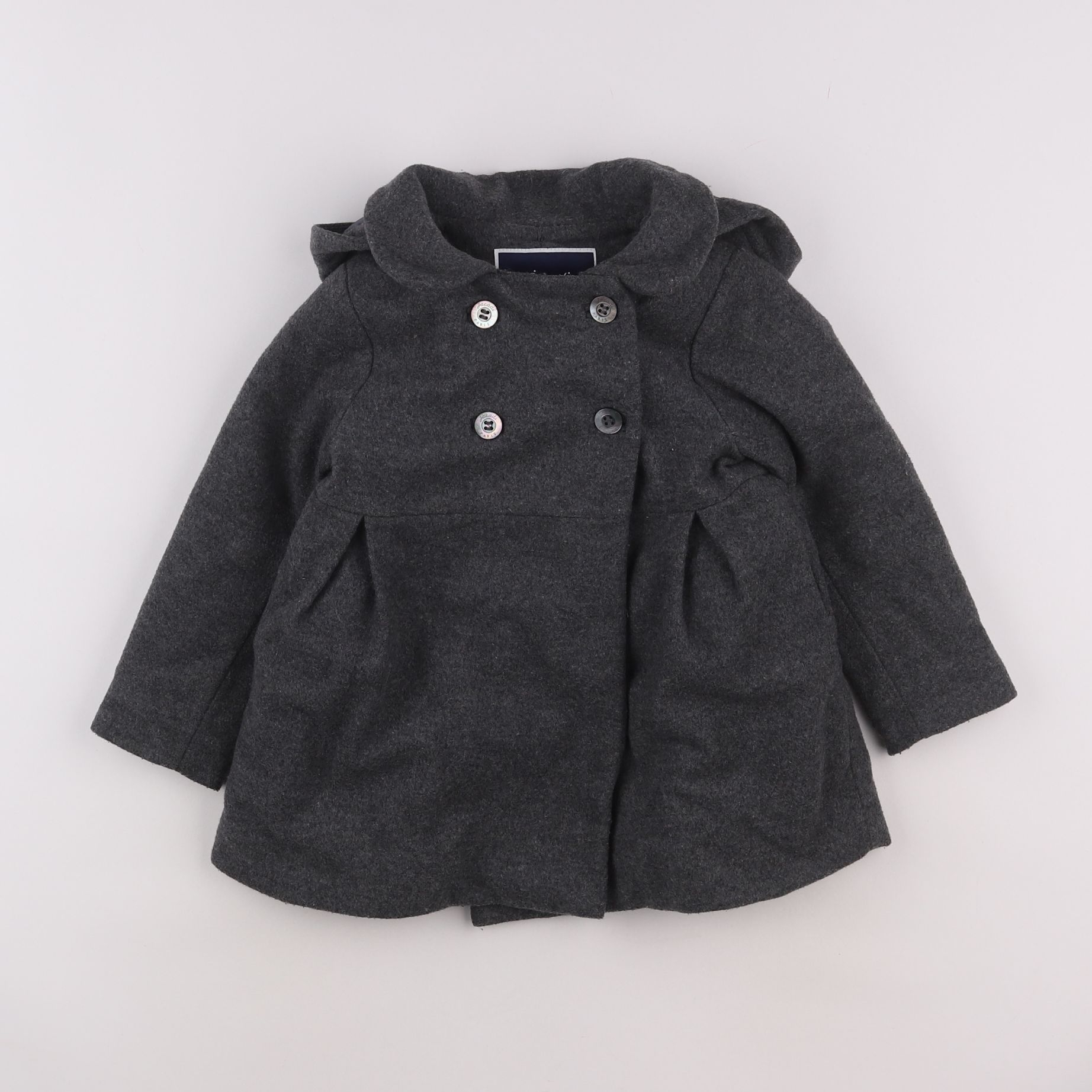 Jacadi - manteau gris - 2 ans